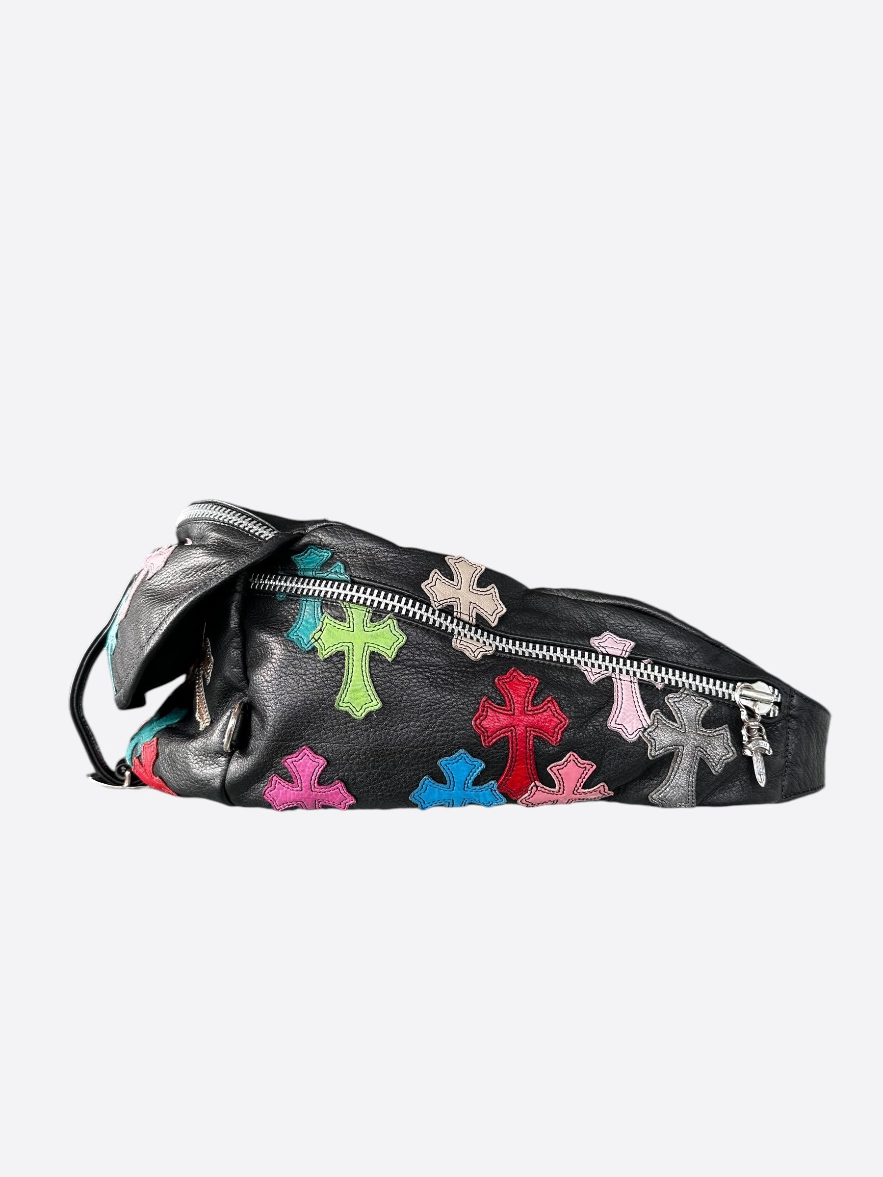 Chrome Hearts Black Multicolor XL Snat Pack - Stylish Crossbody Bag for Men & Women | Perfect for Travel, Concerts, and Everyday Use