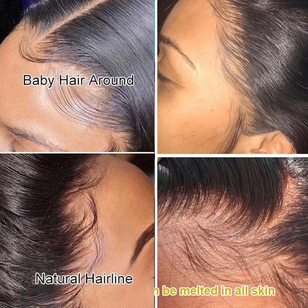 13x6 HD Transparent Lace Front Wig - Brazilian Human Hair Short Loose Deep Wave Bob Cut | Pre-Plucked Baby Hair | 8 Inch Pixie Curly Wig for Black Women - Perfect for Daily Wear, Parties & Special Occasions