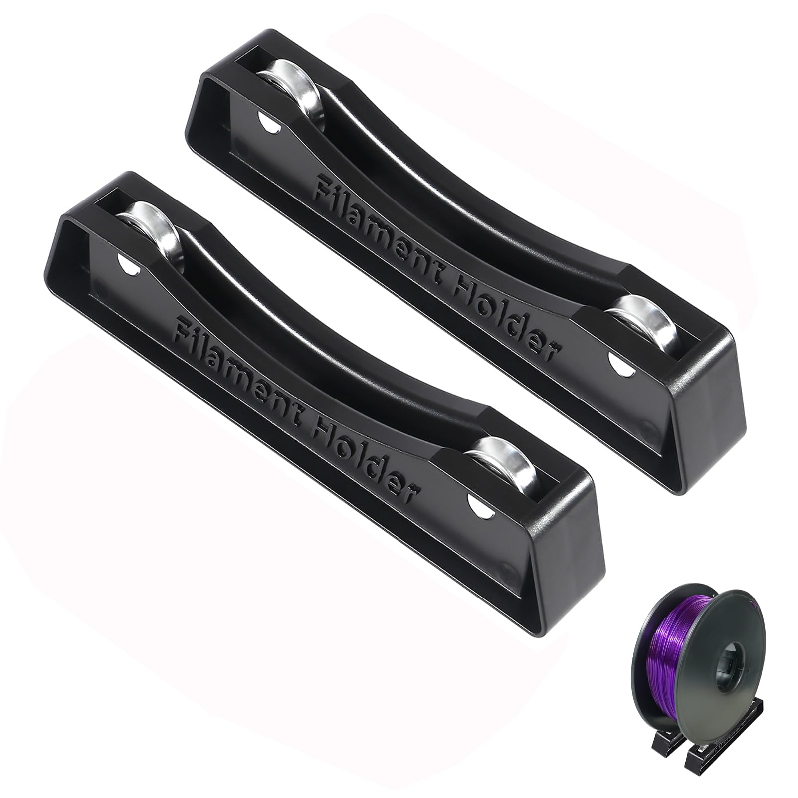 Premium 3D Printer Filament Spool Holder Bracket - Universal Filament Roll Stand for 1KG/2KG Spools - Durable 3D Printing Material Organizer for PLA, ABS, PETG - Perfect for Home, Office & Workshop 3D Printing Stations