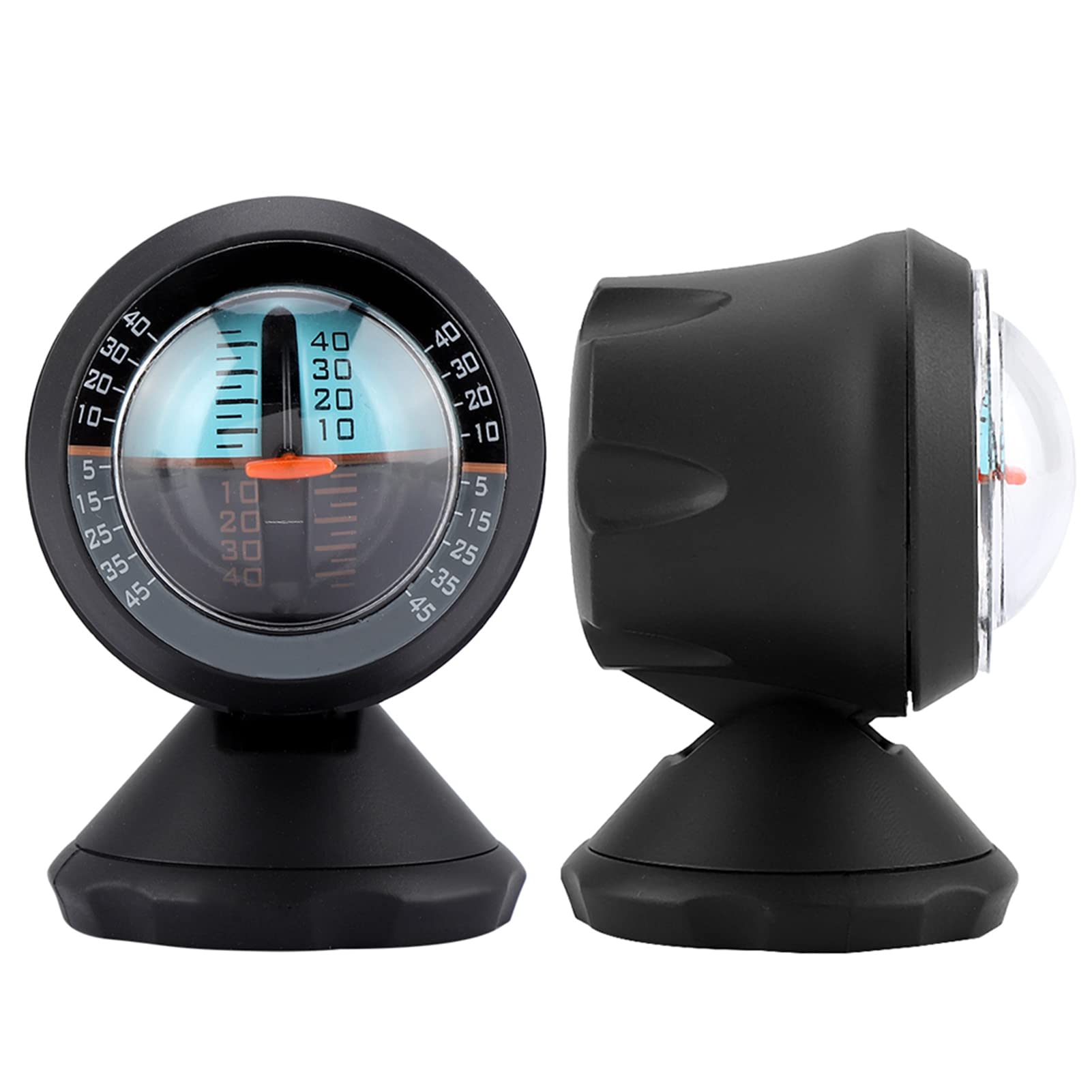 FIYO Digital Car Inclinometer & Tilt Gauge with Compass - Dashboard Mounted Level Indicator for Off-Road Vehicles, SUVs, Trucks - Essential Road Safety Instrument for Adventure & Daily Driving