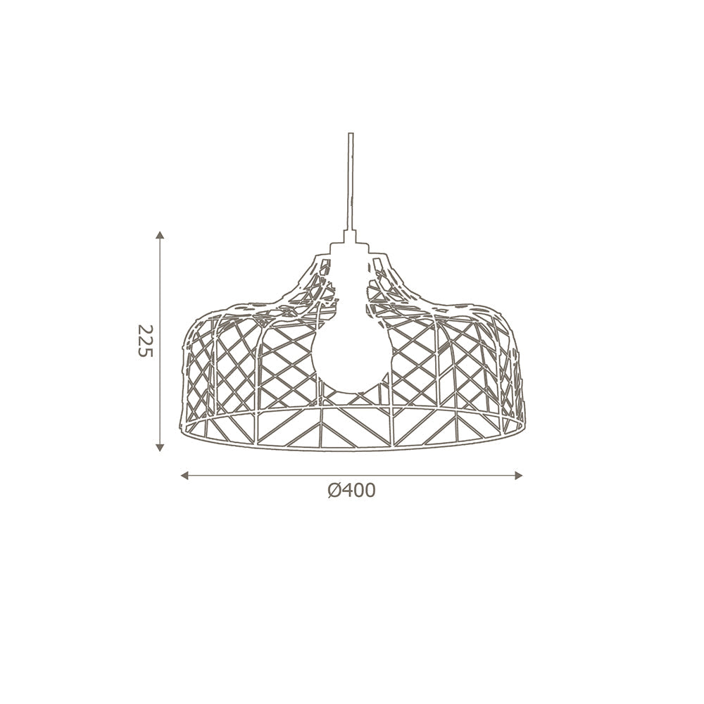 Bern 1Lt Pendant Light Fixture in Matt Black or Matt Gold - Modern Ceiling Lighting for Living Room, Bedroom & Dining Room