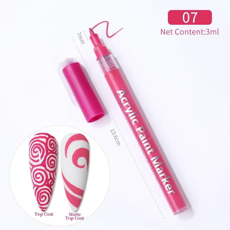 Professional Nail Paint Marker Set for Creative Nail Art Designs - Perfect for DIY Manicures, Salon Use & Gift Giving