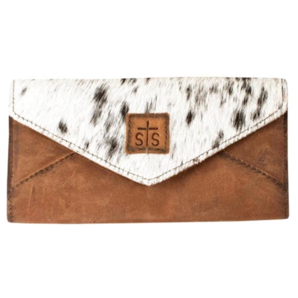 STS Ranchwear Women's Genuine Cowhide Leather Crossbody Bag - Stylish & Durable Tan Leather Purse for Western Fashion, Daily Use & Outdoor Activities