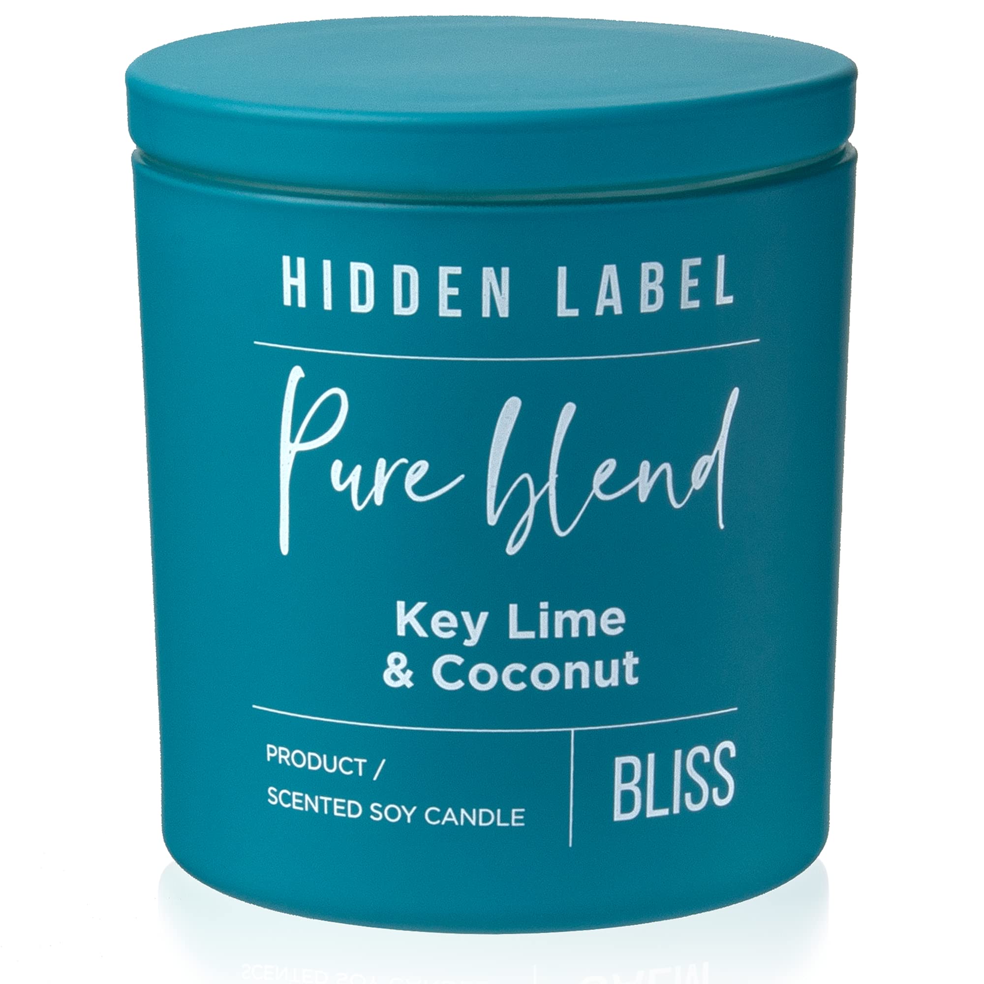 Key Lime & Coconut Scented Soy Candle - 14oz 2-Wick Large Candle, Pure Blend Collection | Home Fragrance, Relaxation & Aromatherapy | Perfect Gift for Women, Birthdays, Valentine's Day, Mother's Day, Thanksgiving & Christmas | Creates Cozy Ambiance for Living Rooms, Bedrooms & Bathrooms