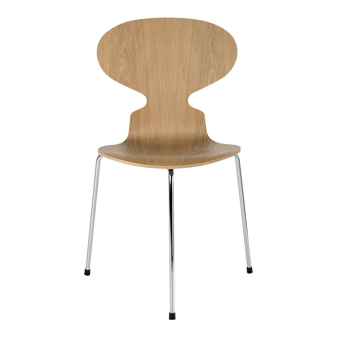 Ant Chair 3100 - Clear Lacquered Stackable Dining Chair - Modern & Durable for Home, Office, Restaurant & Outdoor Use