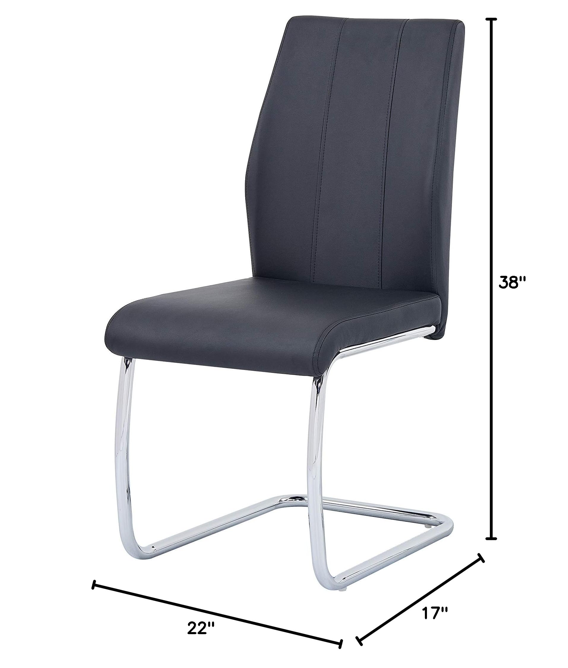 Best Master Furniture BA206BC - Modern Black Accent Chair for Living Room, Bedroom, Office - Stylish & Comfortable Seating for Home Decor
