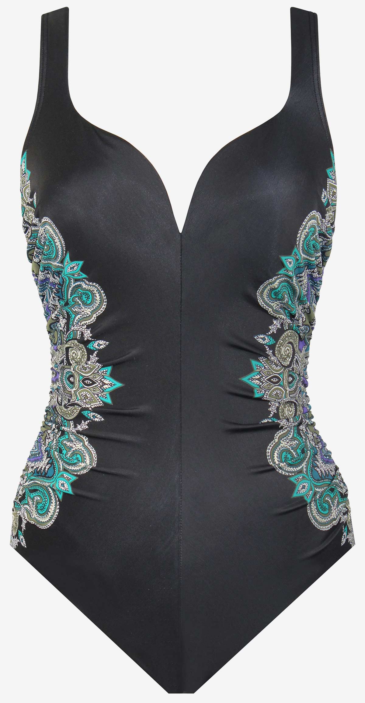 Plus Size Temptress One Piece Swimsuit in Precioso - Flattering Swimwear for Curvy Women | Beach Vacation & Pool Party Essential