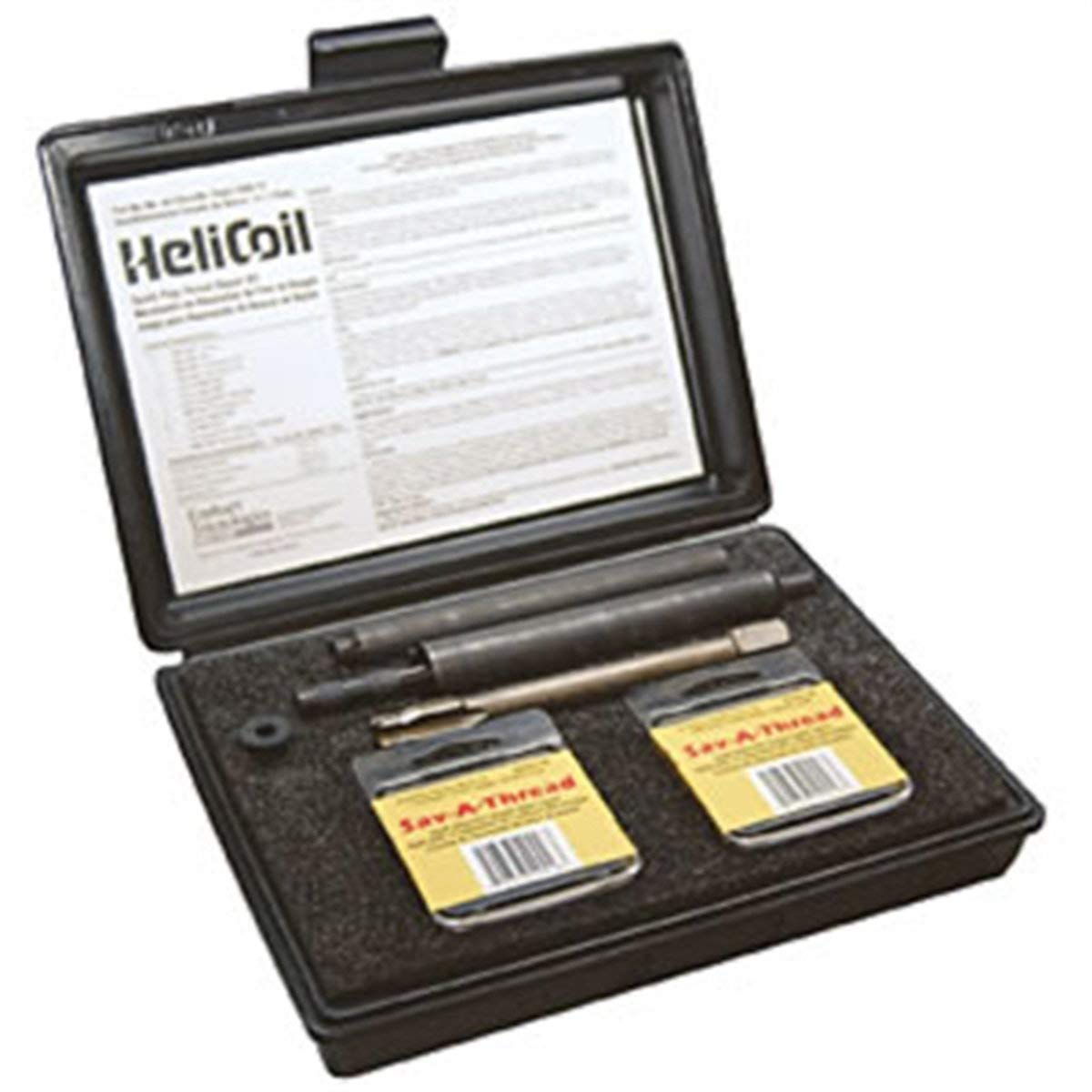 HeliCoil 5396-14 Sav-A-Thread HT Spark Plug Thread Repair Kit for Ford 5.4L & 4.6L Engines - Fix Stripped Threads in Cylinder Heads for F150, Mustang, Expedition
