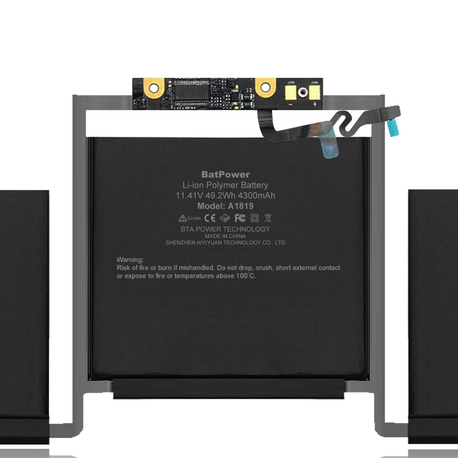 BatPower A1819 Replacement Battery for Apple MacBook Pro 13