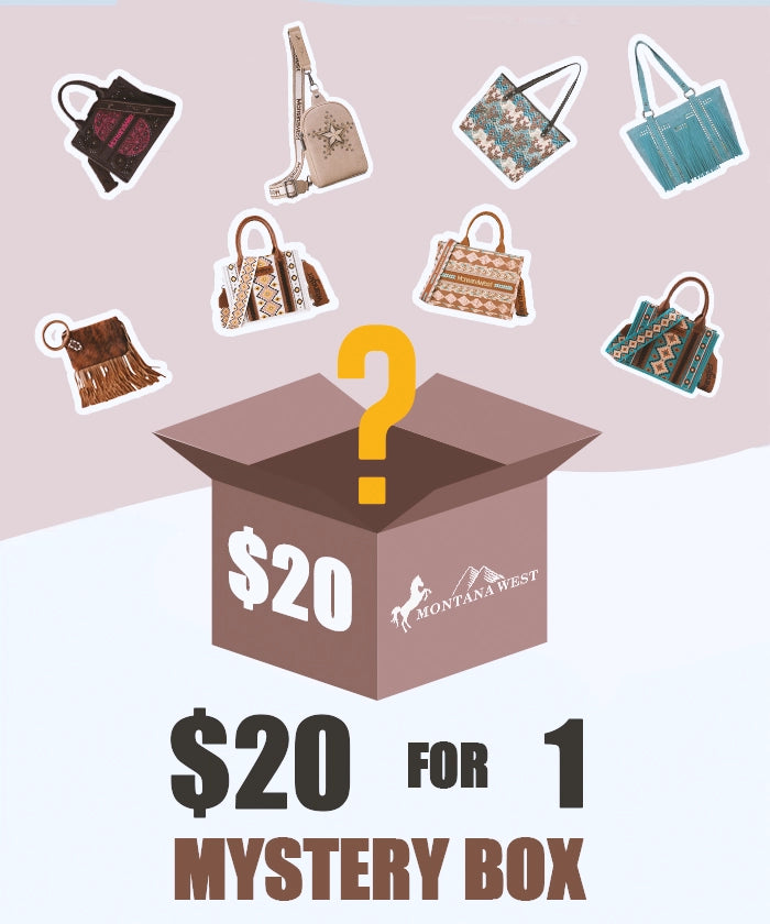 Montana West Mystery Box - Premium Fashion Handbags & Accessories for Women | Perfect for Gifts, Parties & Surprise Unboxing
