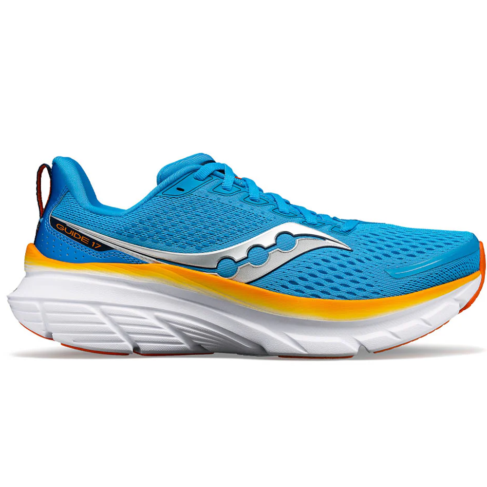 Men's Saucony Guide 17 Running Shoes - Lightweight Stability Sneakers for Men with Cushioned Support | Perfect for Jogging, Gym Workouts & Daily Walking