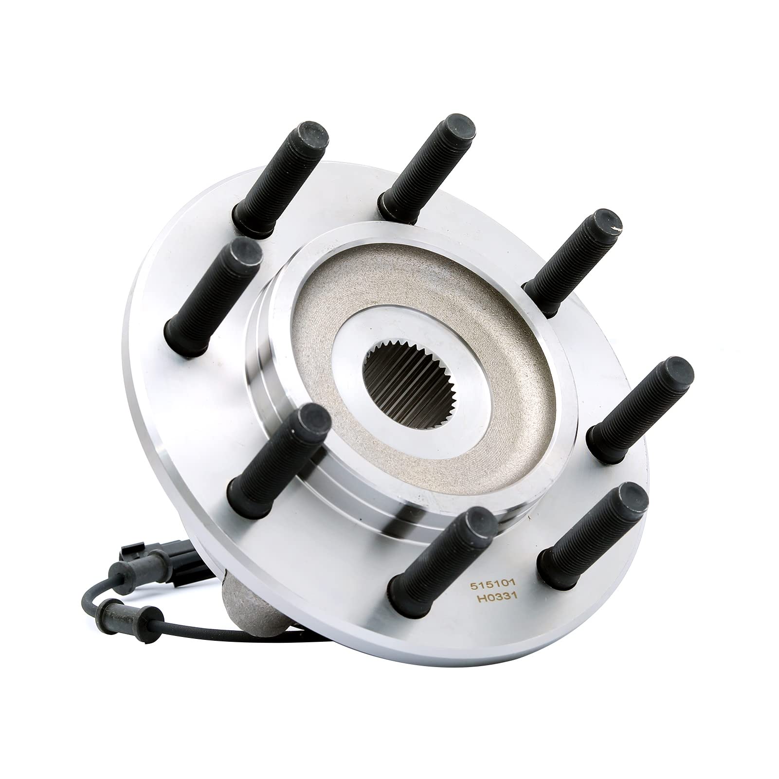 FKG 515101 4WD Front Wheel Bearing Hub Assembly Replacement for 2006-2008 Dodge Ram 1500/2500/3500 - Heavy Duty Truck Suspension Repair Part for Off-Road & Towing
