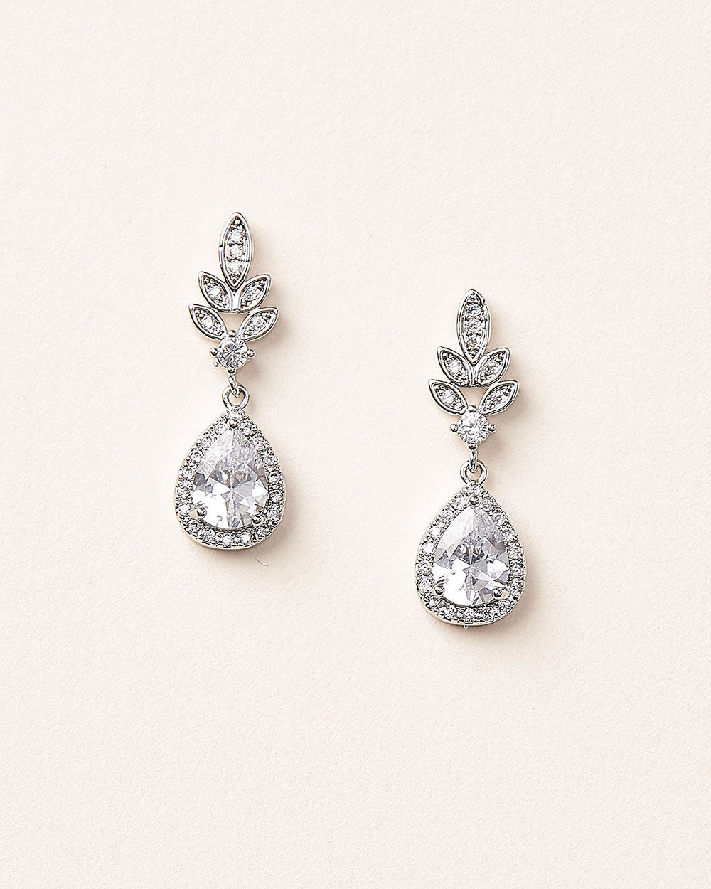 Emilia Floral CZ Stud Earrings for Women - Sparkling Cubic Zirconia Flower Earrings - Perfect for Weddings, Parties & Everyday Wear