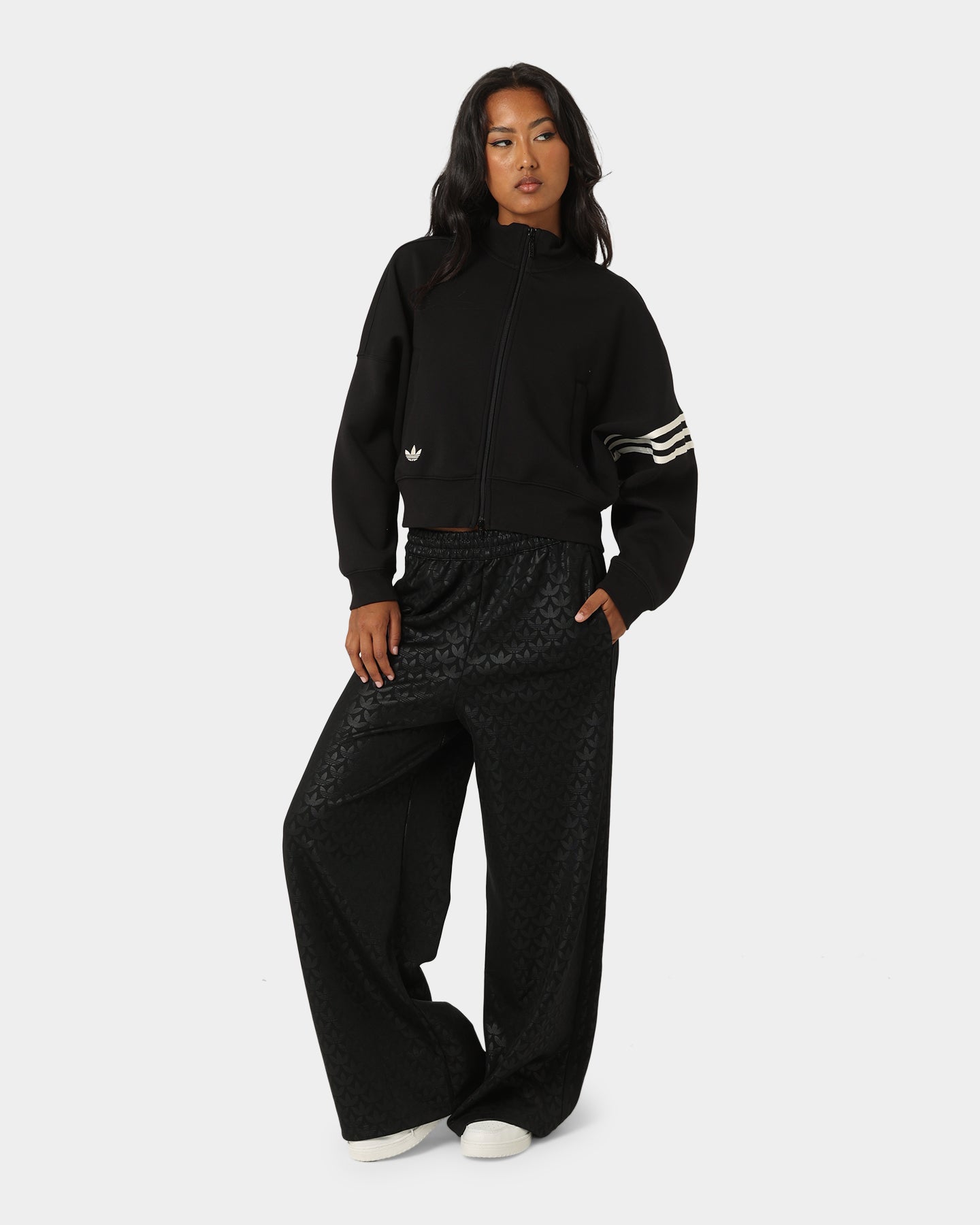 Adidas Women's Running Track Jacket - Lightweight Workout Hoodie for Jogging & Gym - Black Athletic Windbreaker for Outdoor Sports & Casual Wear
