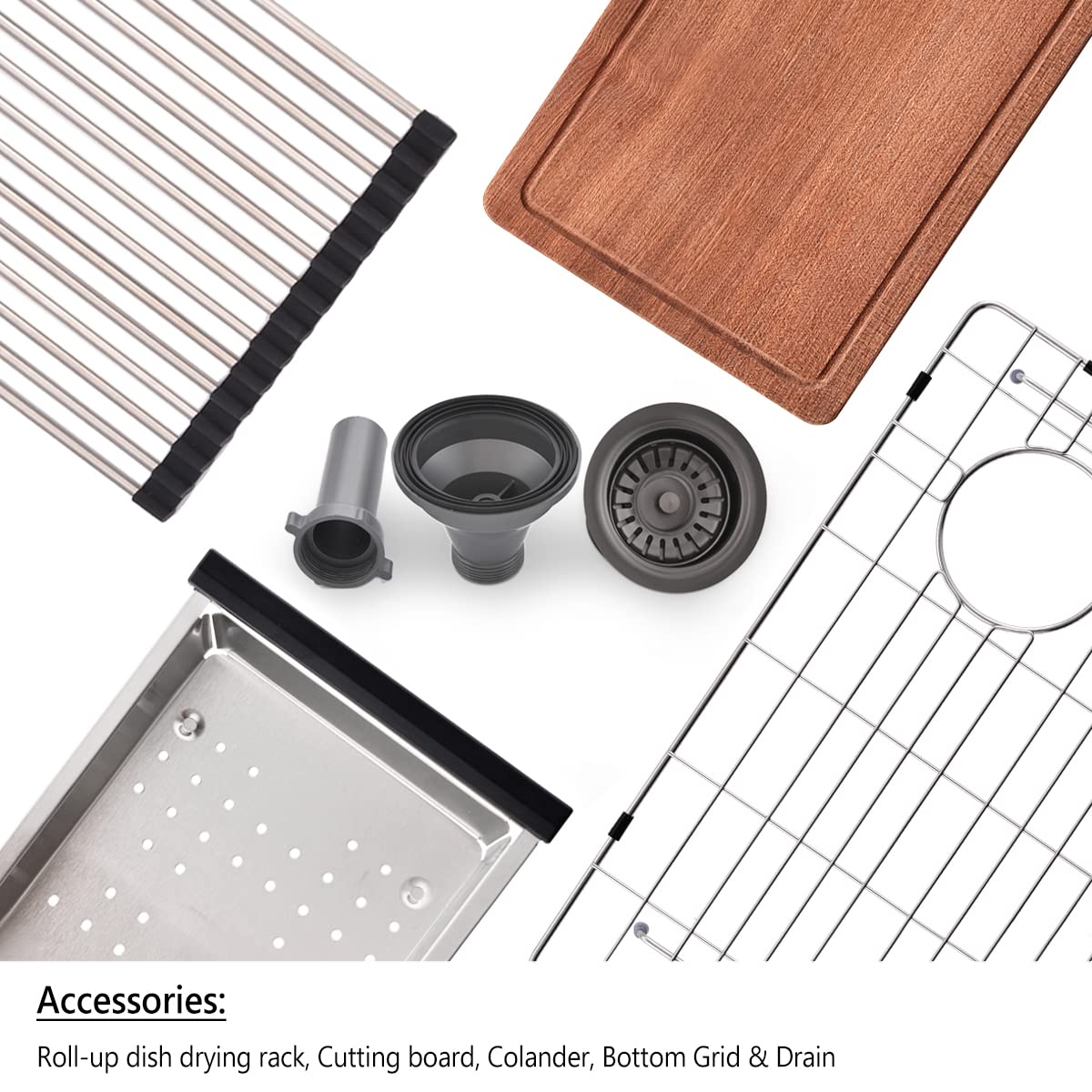 33 Inch Black Drop-In Kitchen Sink - Jshozzy 33x22 Stainless Steel Single Bowl Topmount Sink with Offset Drain | 16 Gauge Deep Workstation Sink for Modern Kitchens | Perfect for Meal Prep, Dishwashing & Large Cookware