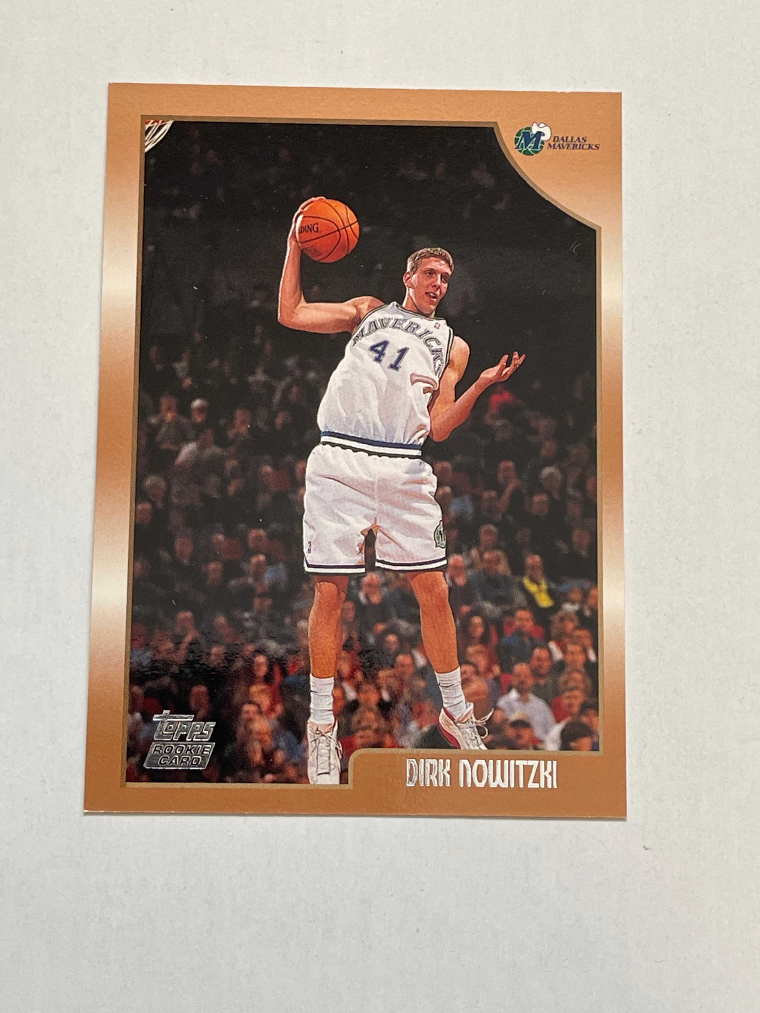 Dirk Nowitzki Topps Rookie Basketball Card - Collectible NBA Memorabilia for Fans & Investors | Perfect for Display, Trading, and Sports Collections