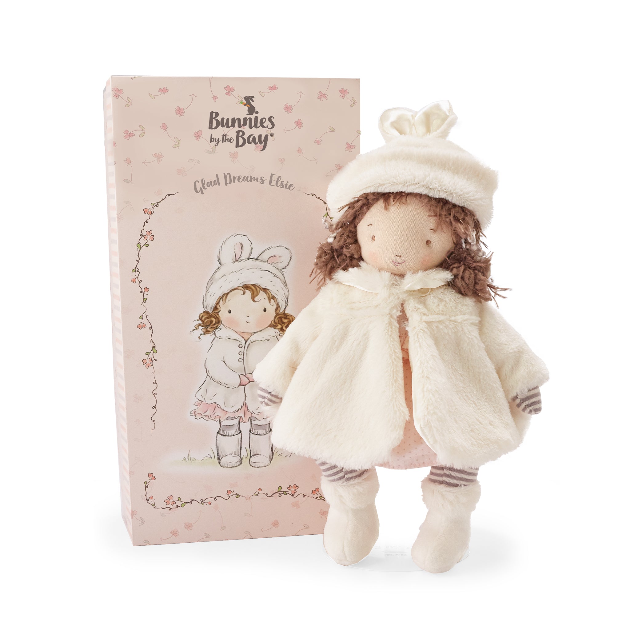 Glad Dreams Elsie Doll - Soft Plush Baby Doll for Kids, Perfect for Cuddling, Gift for Girls & Toddlers | Ideal for Playtime, Nursery Decor & Birthday Presents