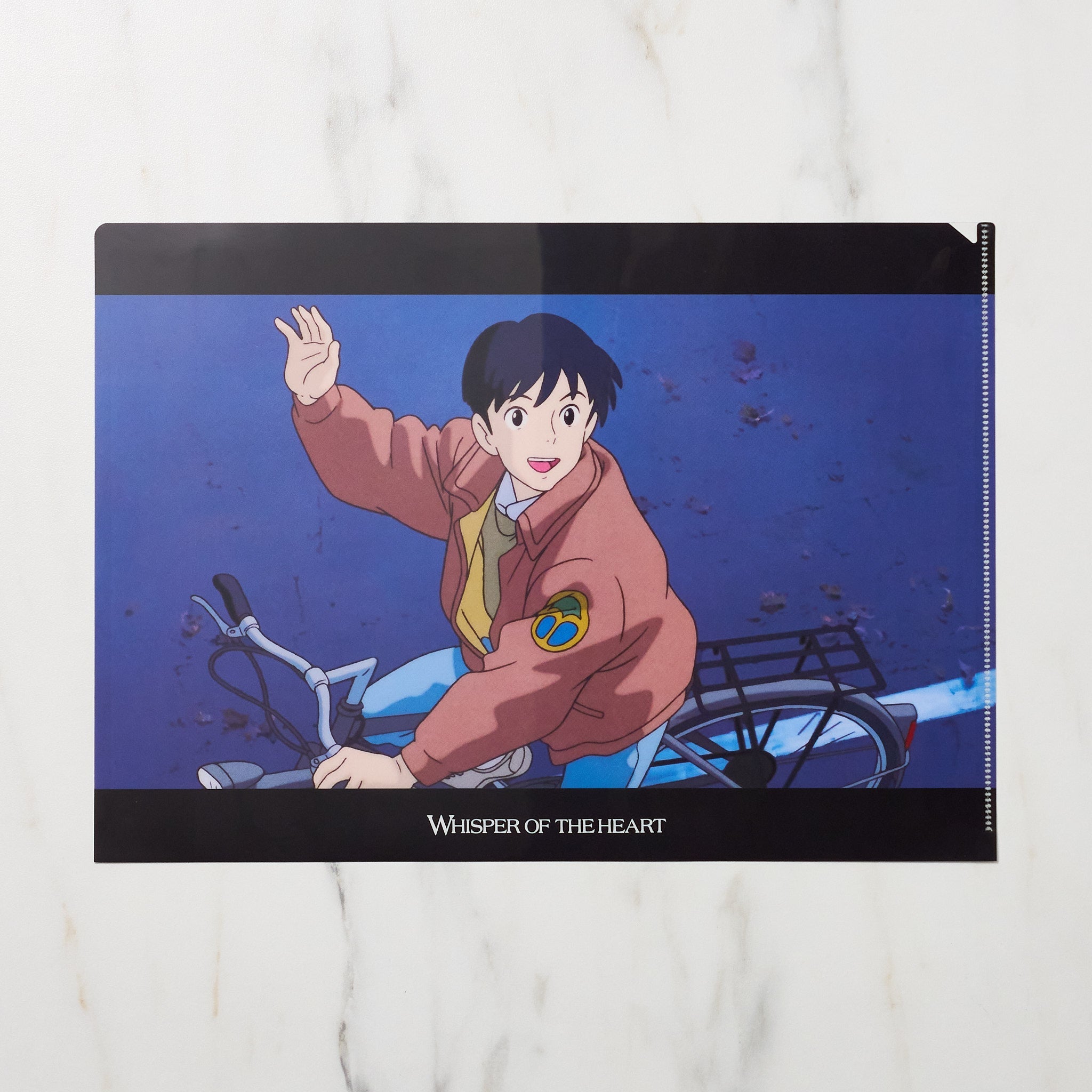 Studio Ghibli Whisper of the Heart A4 Clear File Folder - Anime Scenes Collection by Movic - Perfect for School, Office & Anime Fan Collectibles