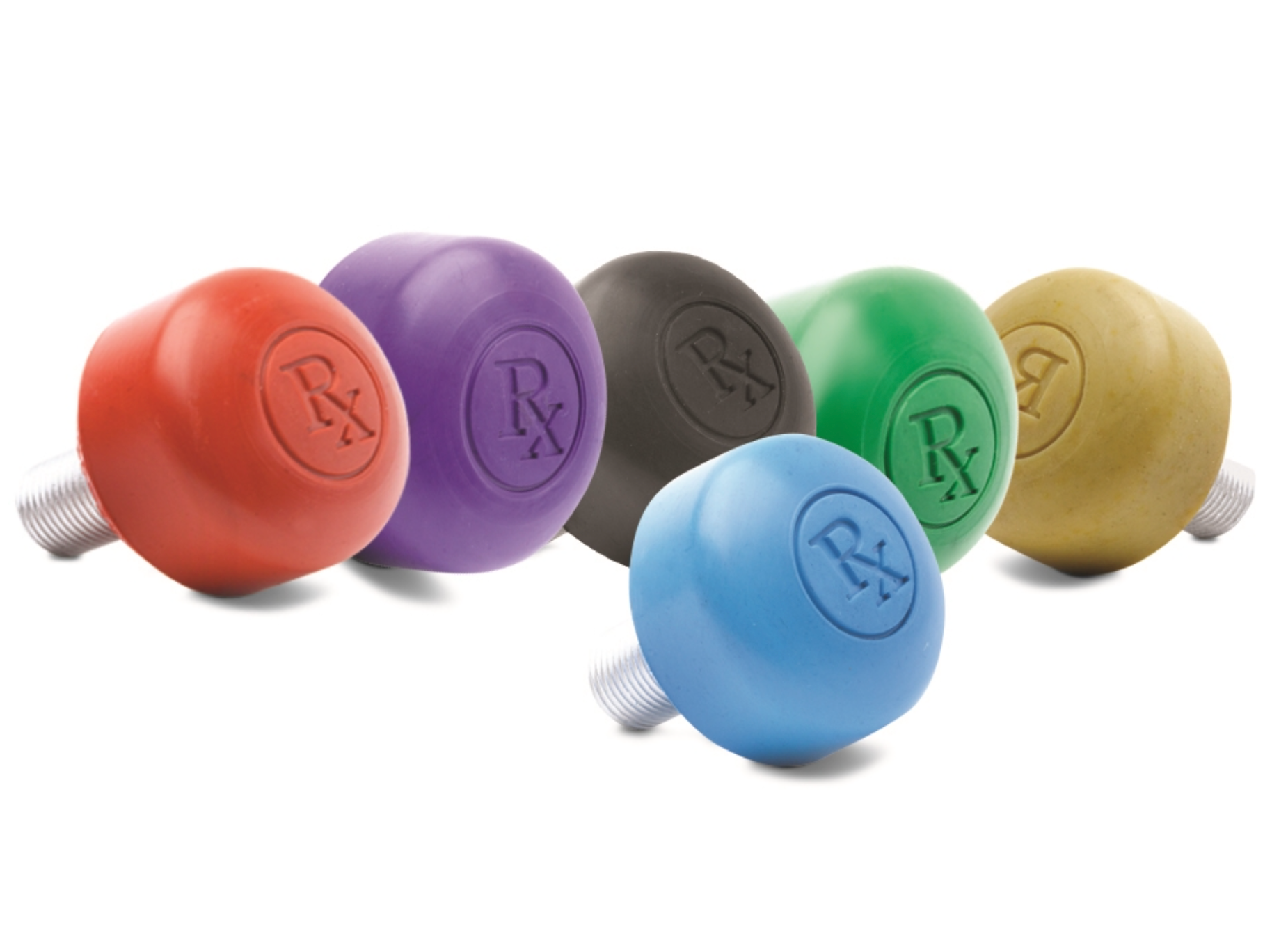 Sure Grip Rx Toe Stops for Roller Skates - Pair of 2 Replacement Toe Stops for Derby, Artistic & Outdoor Skating - Durable Rubber Stoppers for Roller Derby & Rink Skating