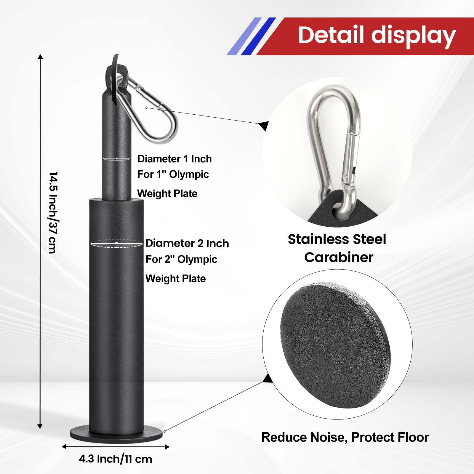 Heavy Duty Cable Pulley System for Home Gym - LAT Pull Down Machine & Weight Pulley System - Compatible with Smith Machine, Power Cage, Rack - Perfect for Strength Training & Muscle Building Workouts