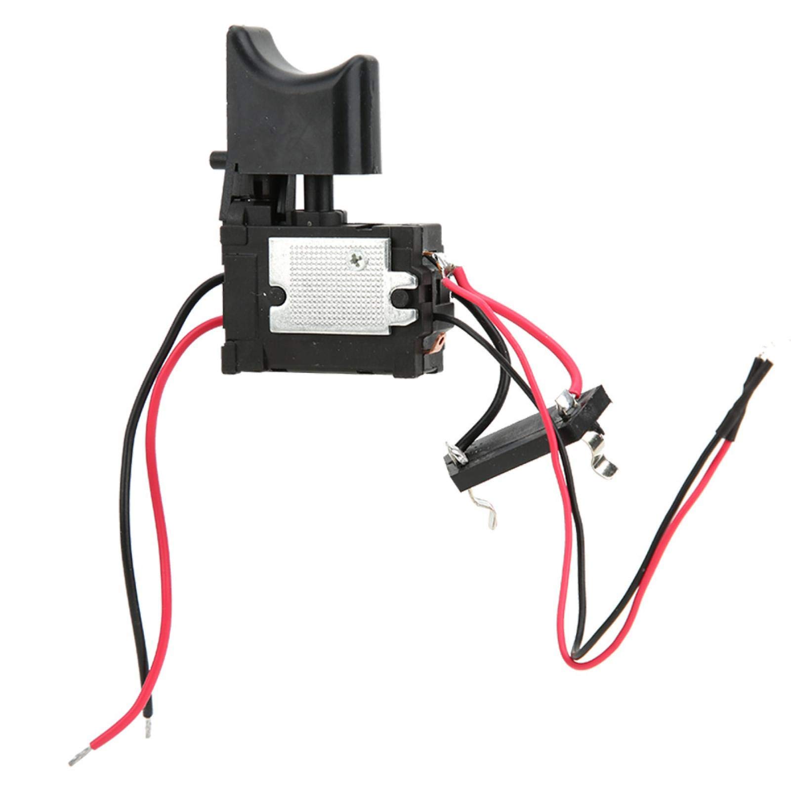Kadimendium 7.2V-24V Lithium Battery Cordless Drill Speed Control Switch - Electric Hand Drill Replacement Part with LED Light for DIY, Woodworking & Home Repair Projects