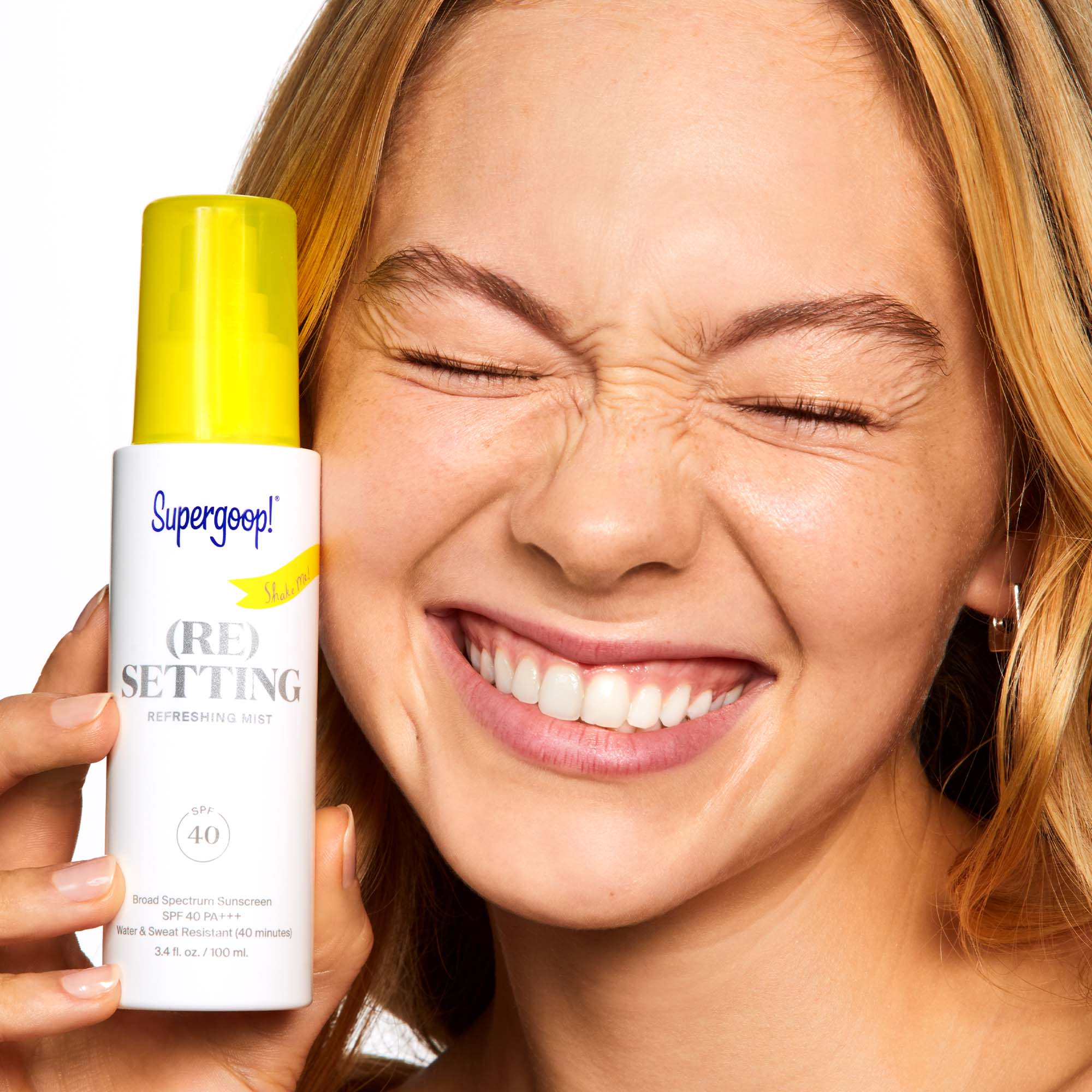 (Re)Setting Refreshing Mist SPF 40 Sunscreen - Hydrating Face Spray with Broad Spectrum Protection for Daily Use, Travel & Outdoor Activities