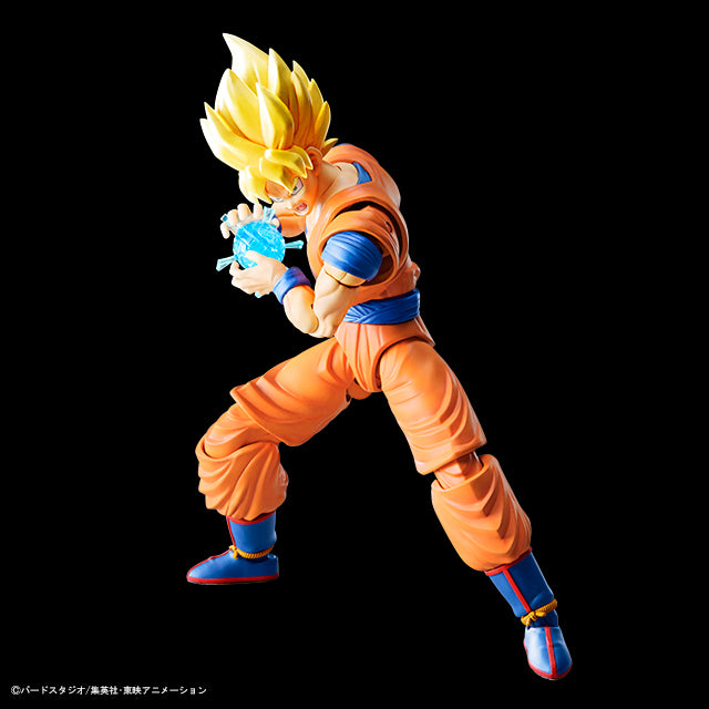 Figure Rise Standard Dragon Ball Super Saiyan Goku Action Figure Model Kit - Buildable Collectible for Anime Fans & Display | Perfect for Home Decor, Office Display & Gifts for DBZ Lovers