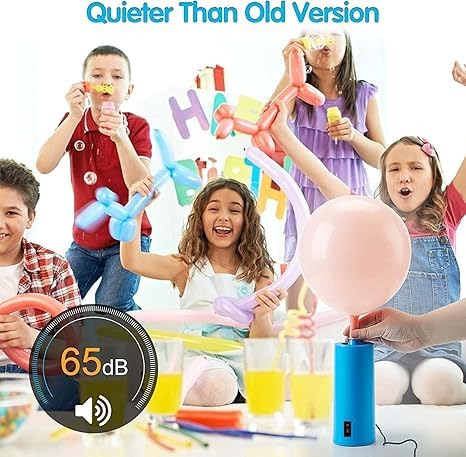 Electric Balloon Pump - Portable Air Inflator for Party Balloons, Quick & Easy Inflation for Birthday, Wedding & Holiday Decorations - Perfect for Events, Parties & Home Celebrations