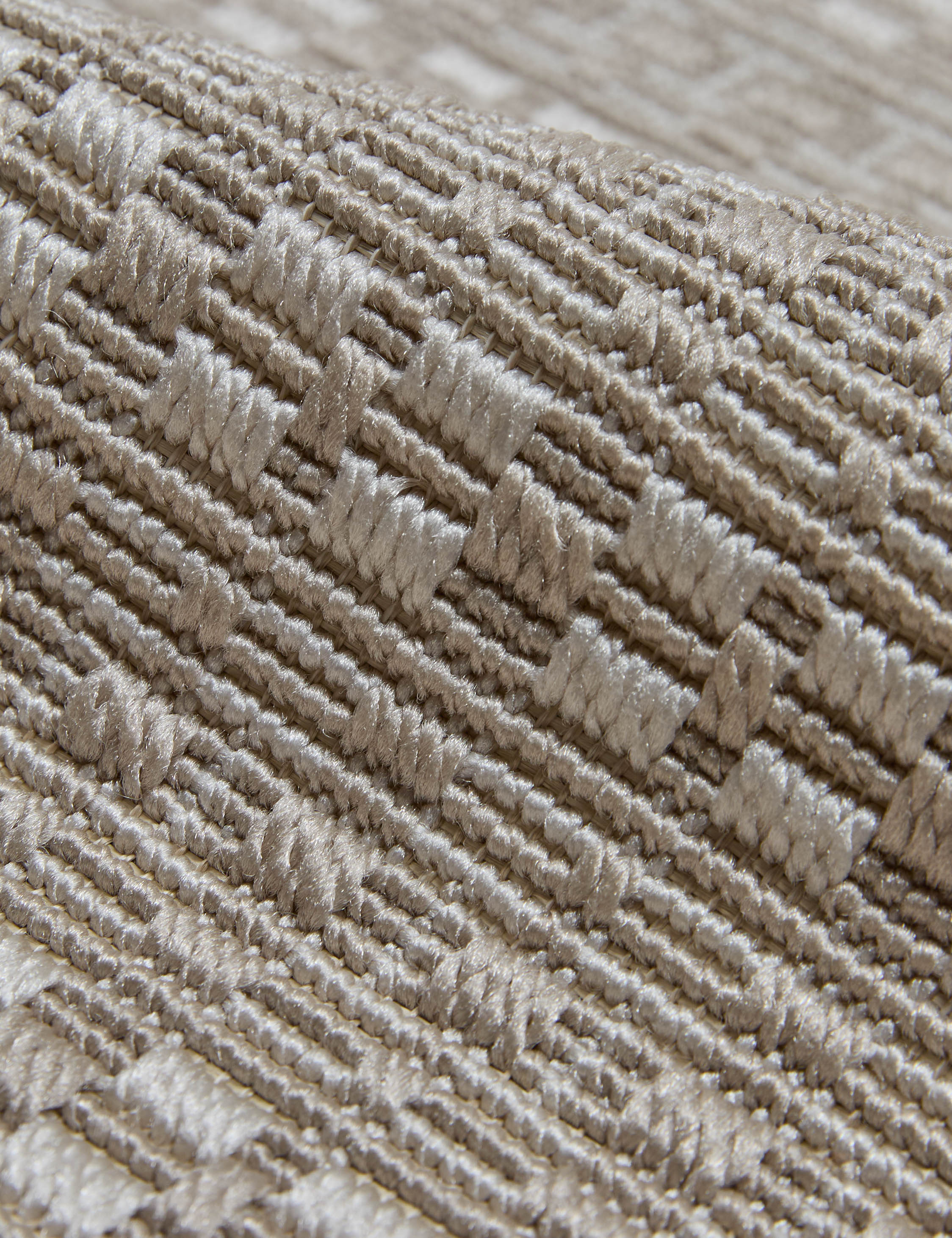 Custom Champagne Tannis Indoor/Outdoor Rug - Soft & Durable for Living Room, Patio, or Bedroom Decor
