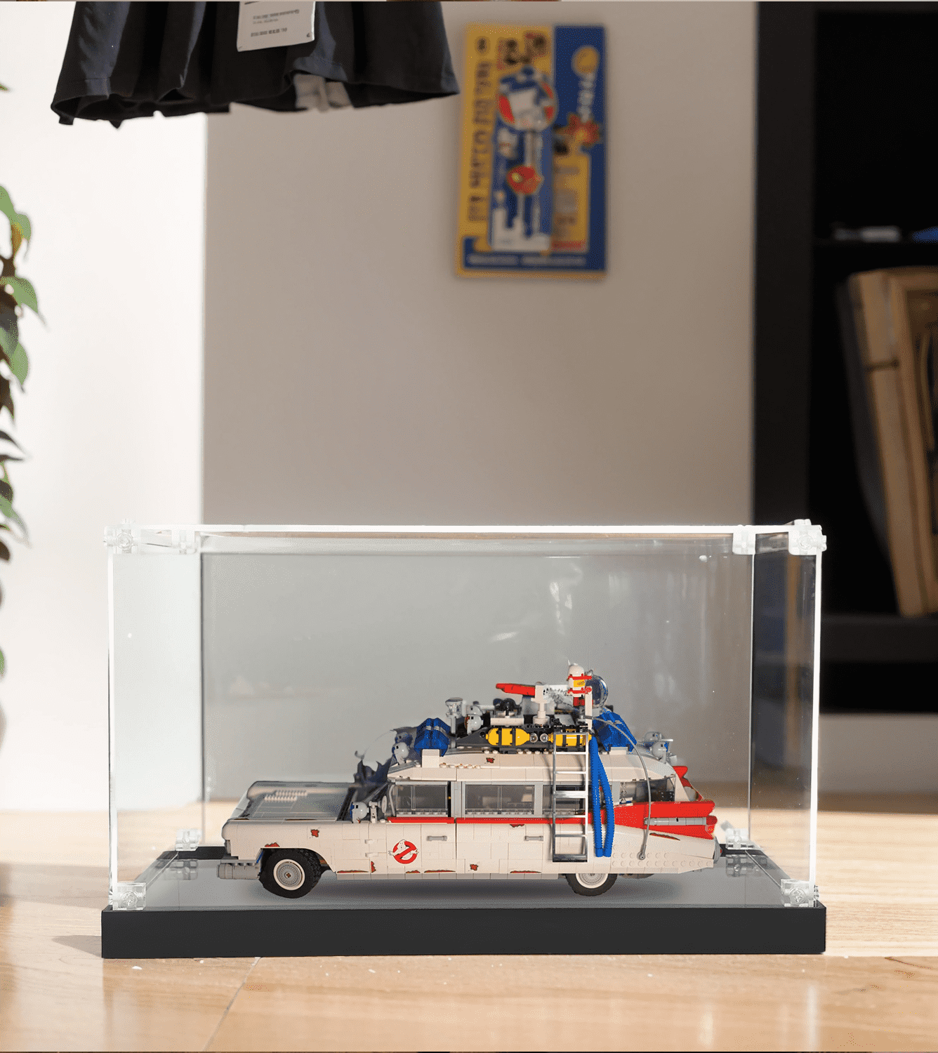 LEGO Ideas Ghostbusters Ecto-1 21108 Display Case - Clear Acrylic Protector for Collectible Model Car - Perfect for Showcase, Home Decor & Gift Giving
