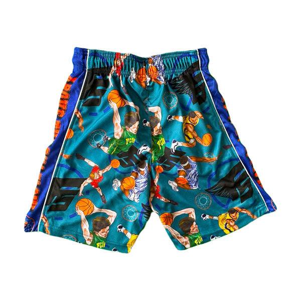 Boys' Above the Rim Basketball Shorts - Breathable Mesh Athletic Shorts for Kids - Perfect for Basketball, Running & Gym Workouts