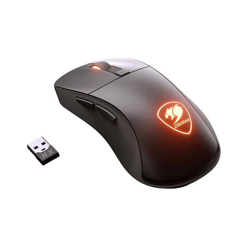 COUGAR Surpassion RX Pink Wireless Gaming Mouse - PixArt PMW3330 Sensor, 7200 DPI, Ergonomic Design for PC & Laptop - Perfect for FPS, MOBA & Esports Gaming