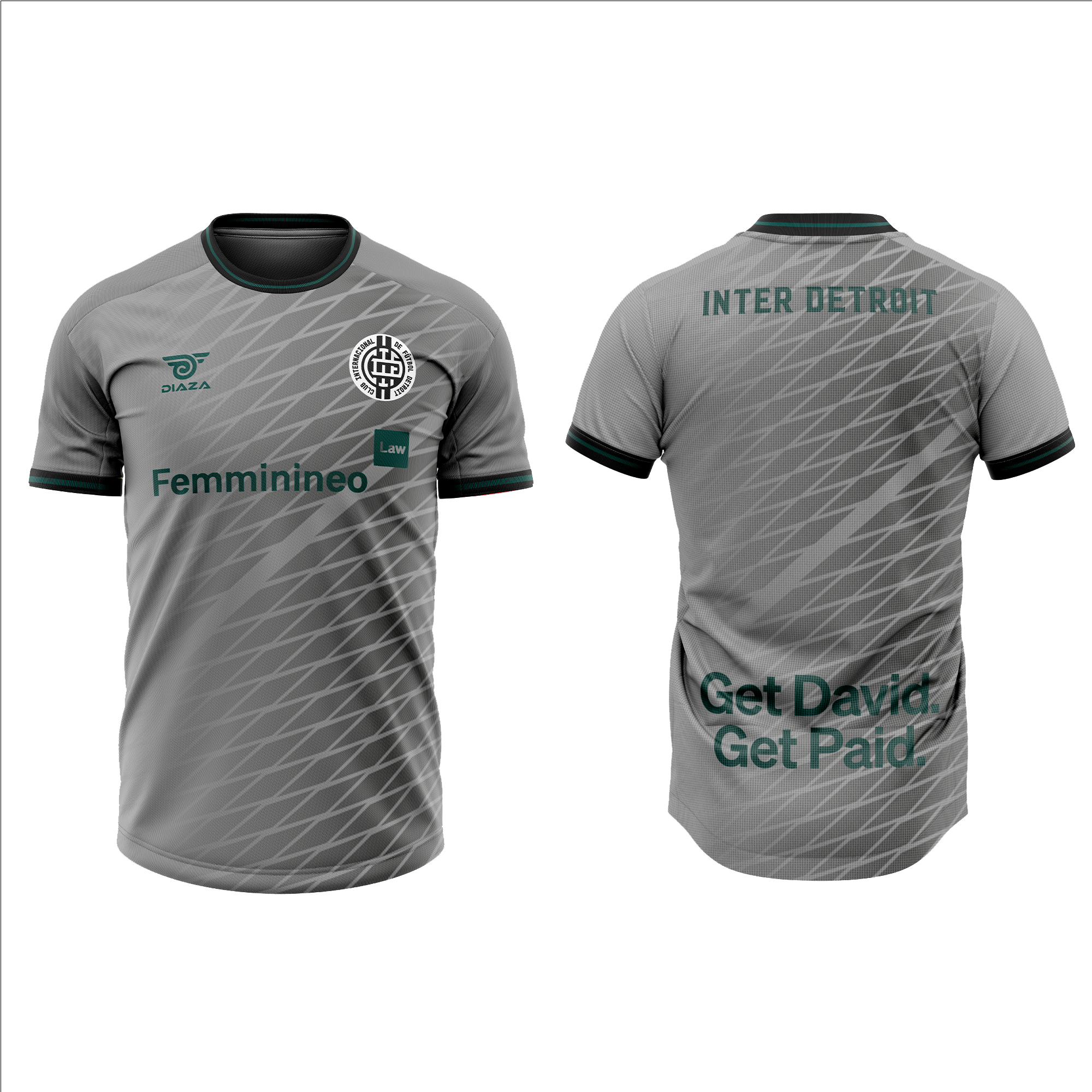 2024 Inter Detroit Away Jersey - Authentic Soccer Jersey for Fans & Players - Perfect for Matchdays, Training & Casual Wear