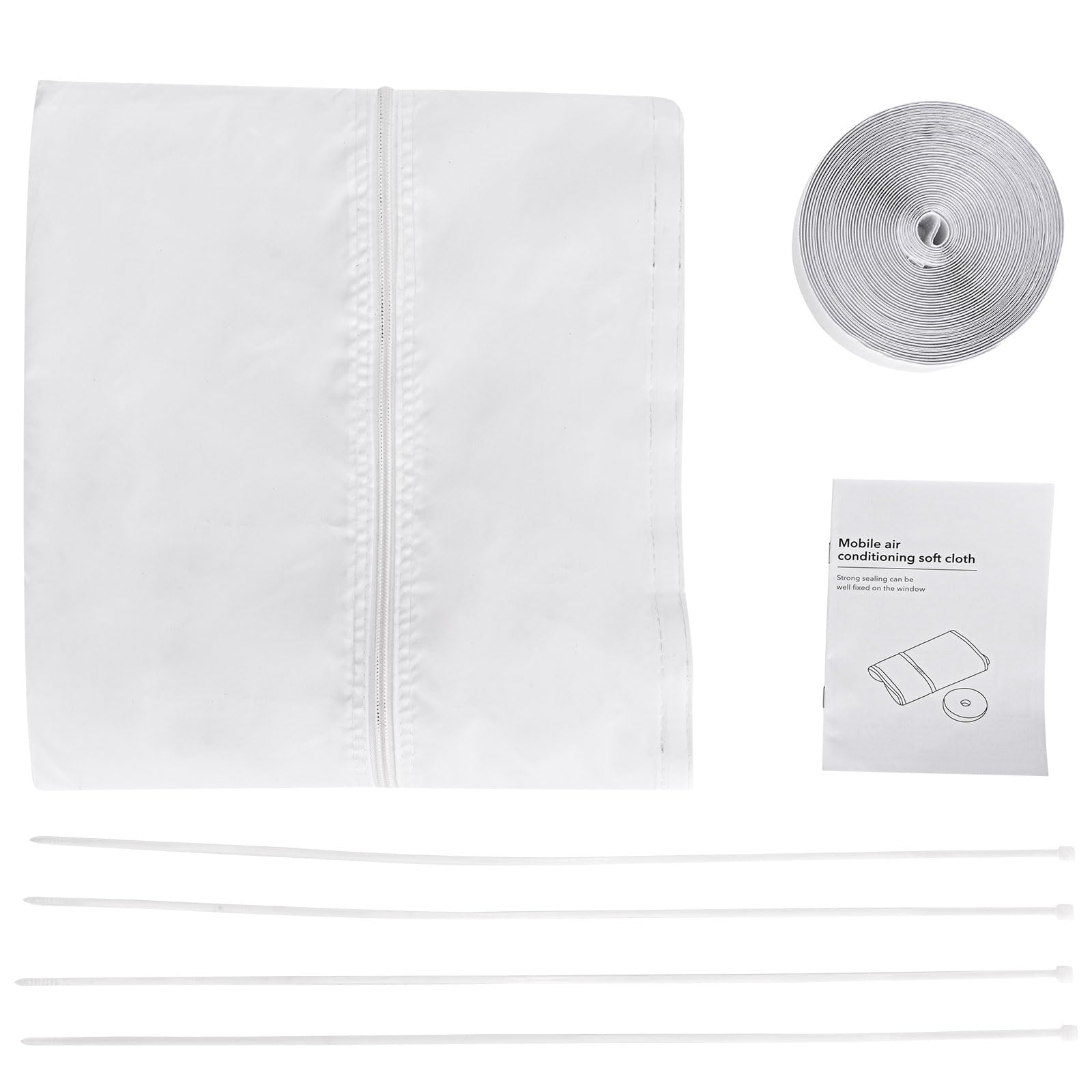 400cm Universal Window Seal Kit for Mobile Air Conditioners & Tumble Dryers - AC Exhaust Hose Extension with Casement Window Adapter for Portable Cooling & Ventilation (Perfect for Bedrooms, Apartments & Small Spaces)