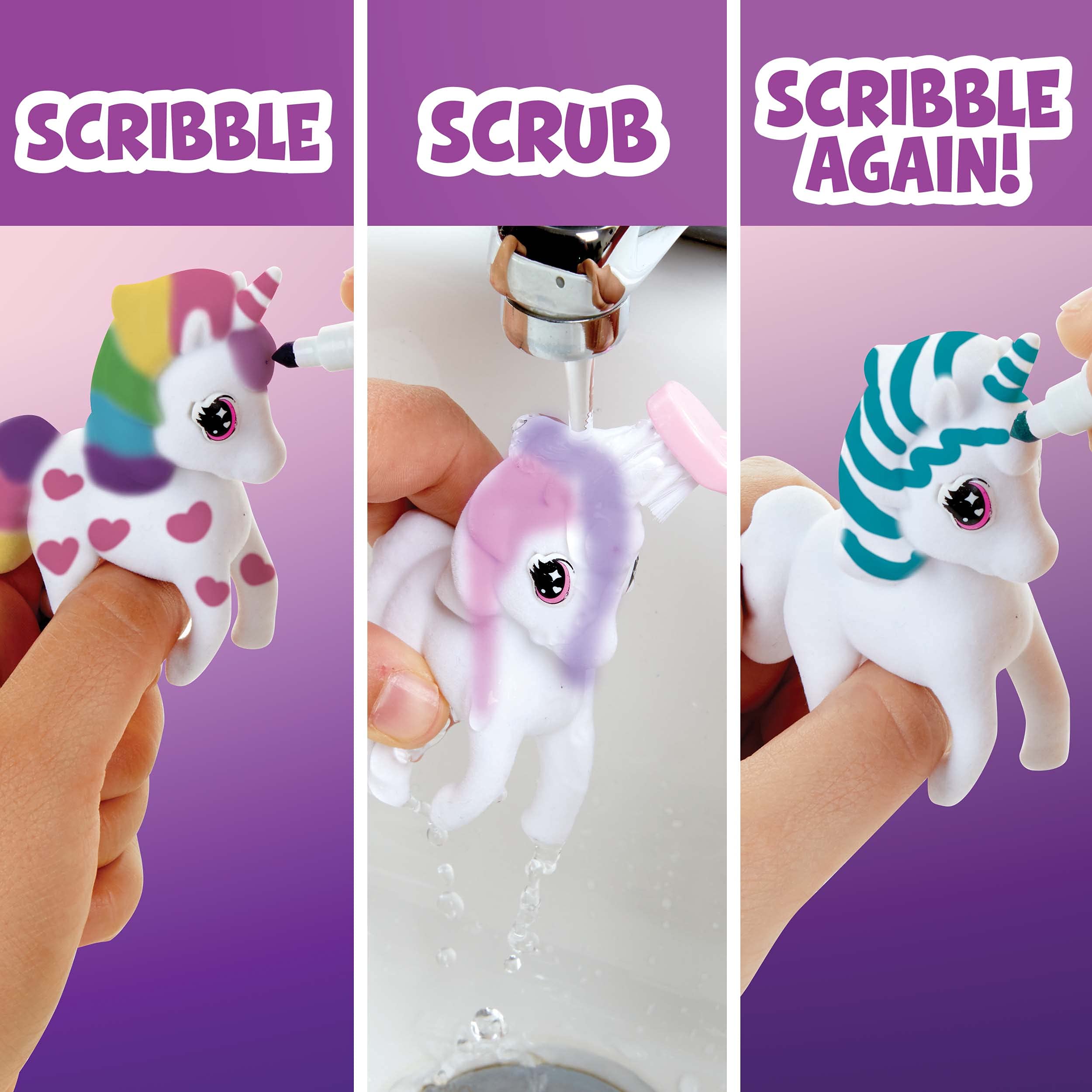 Crayola Scribble Scrubbie Toy Pet Playset - Confetti Party Pack, Washable Coloring Toy for Kids Ages 3-7 | Perfect Birthday Gift & Creative Play for Toddlers & Preschoolers