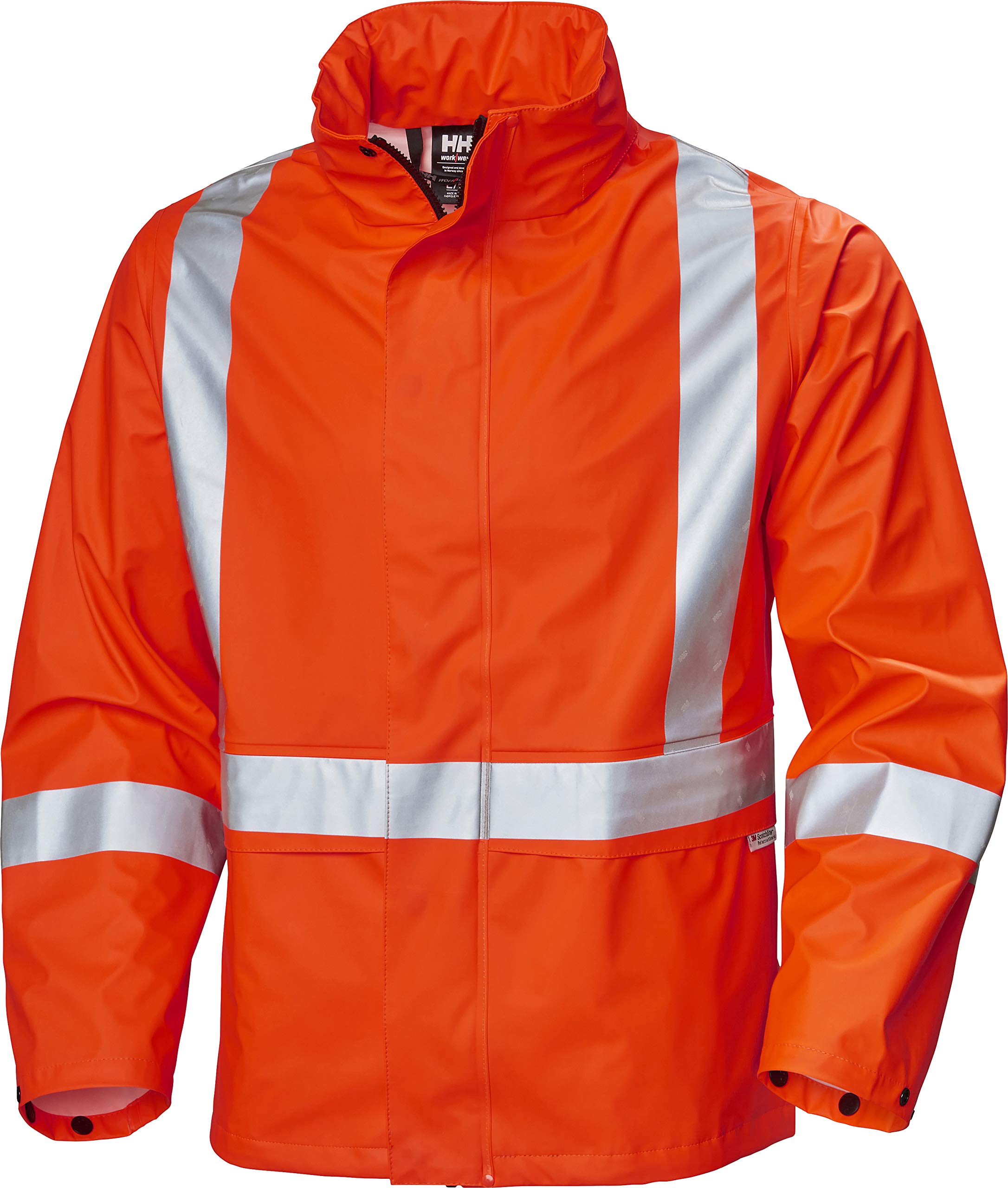 Helly-Hansen Men's Waterproof Work Jacket - CSA Approved Raincoat for Construction & Outdoor Work | Durable Weatherproof Coat for Heavy Duty Use