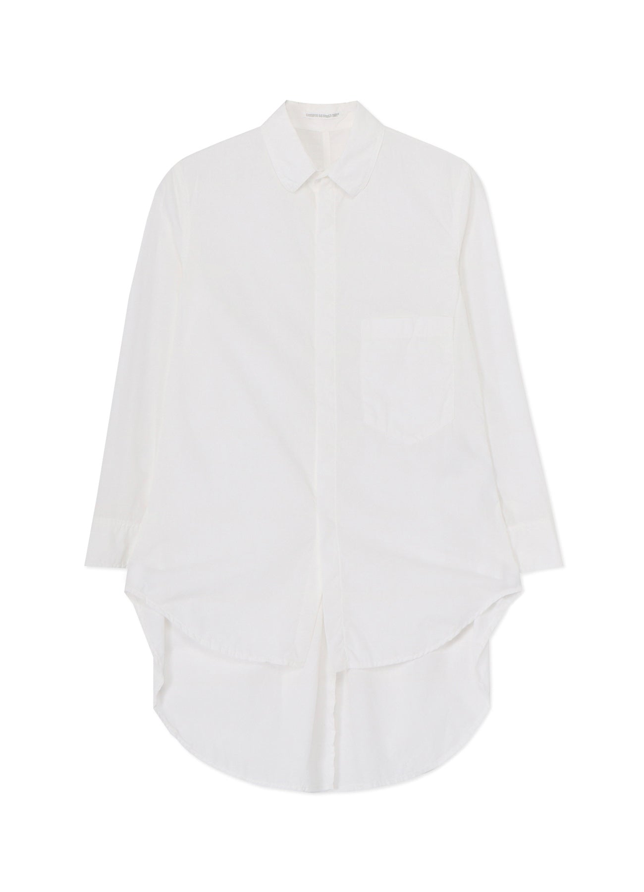 Women's Cotton Broad Hidden Button Long Blouse - Elegant Loose Fit Tunic Top for Casual Wear, Office & Special Occasions