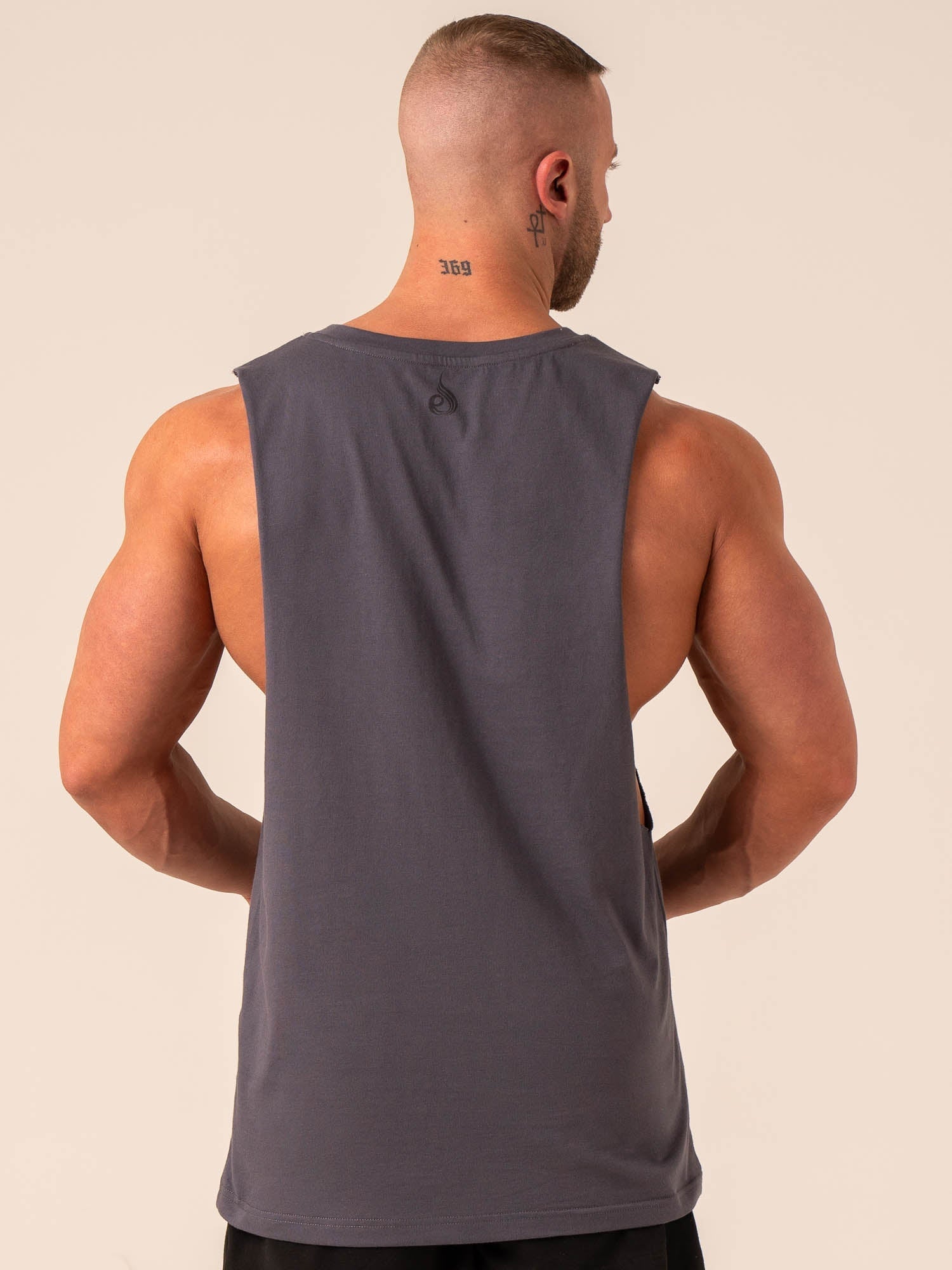 Baller Tank Top for Men - Soft & Breathable Charcoal Grey Workout Shirt - Perfect for Gym, Running & Casual Wear