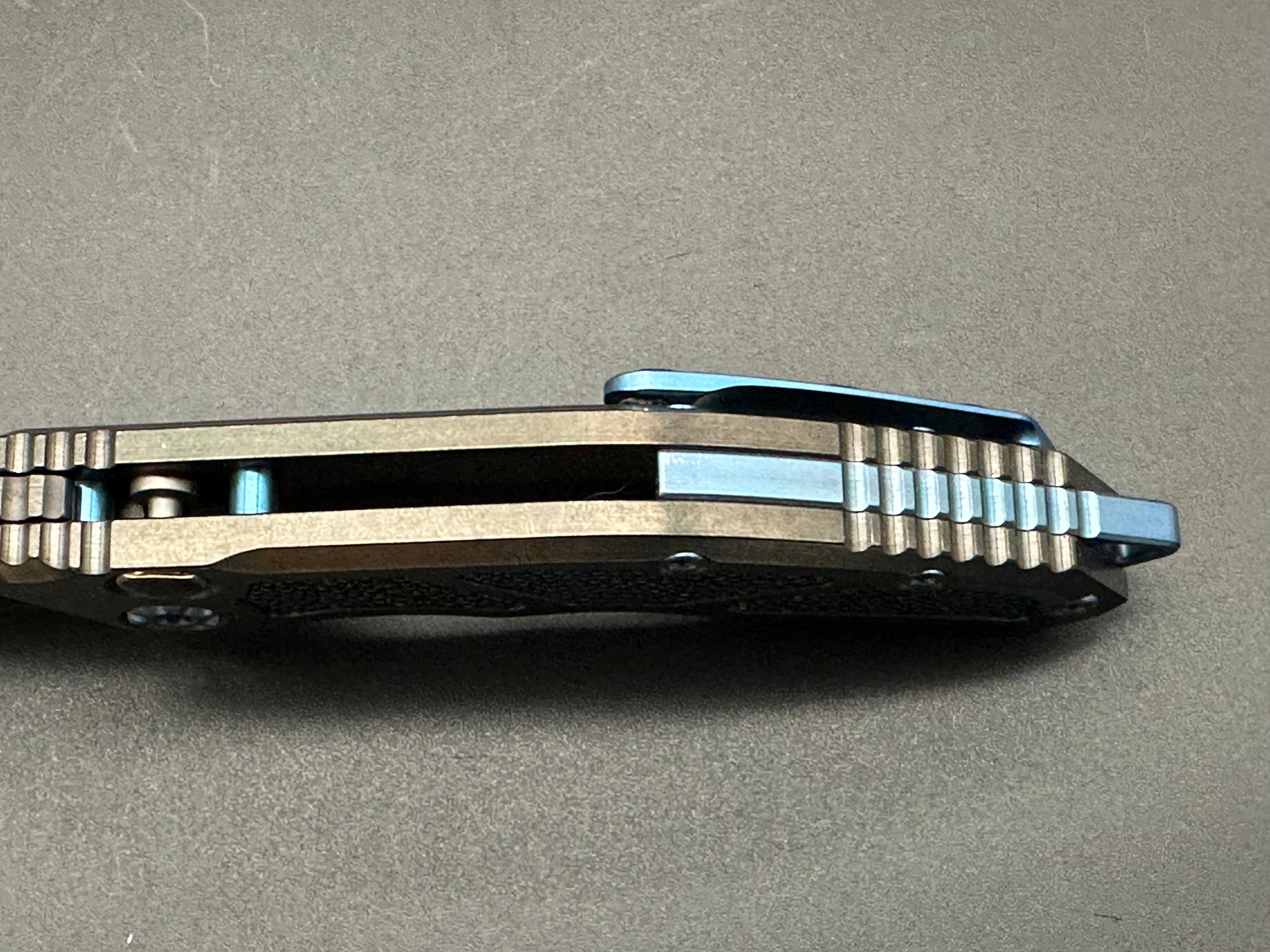 Heretic Medusa H011 6A Titanium/Ray Knife - Premium EDC Folding Pocket Knife for Outdoor Camping, Hiking & Survival Gear