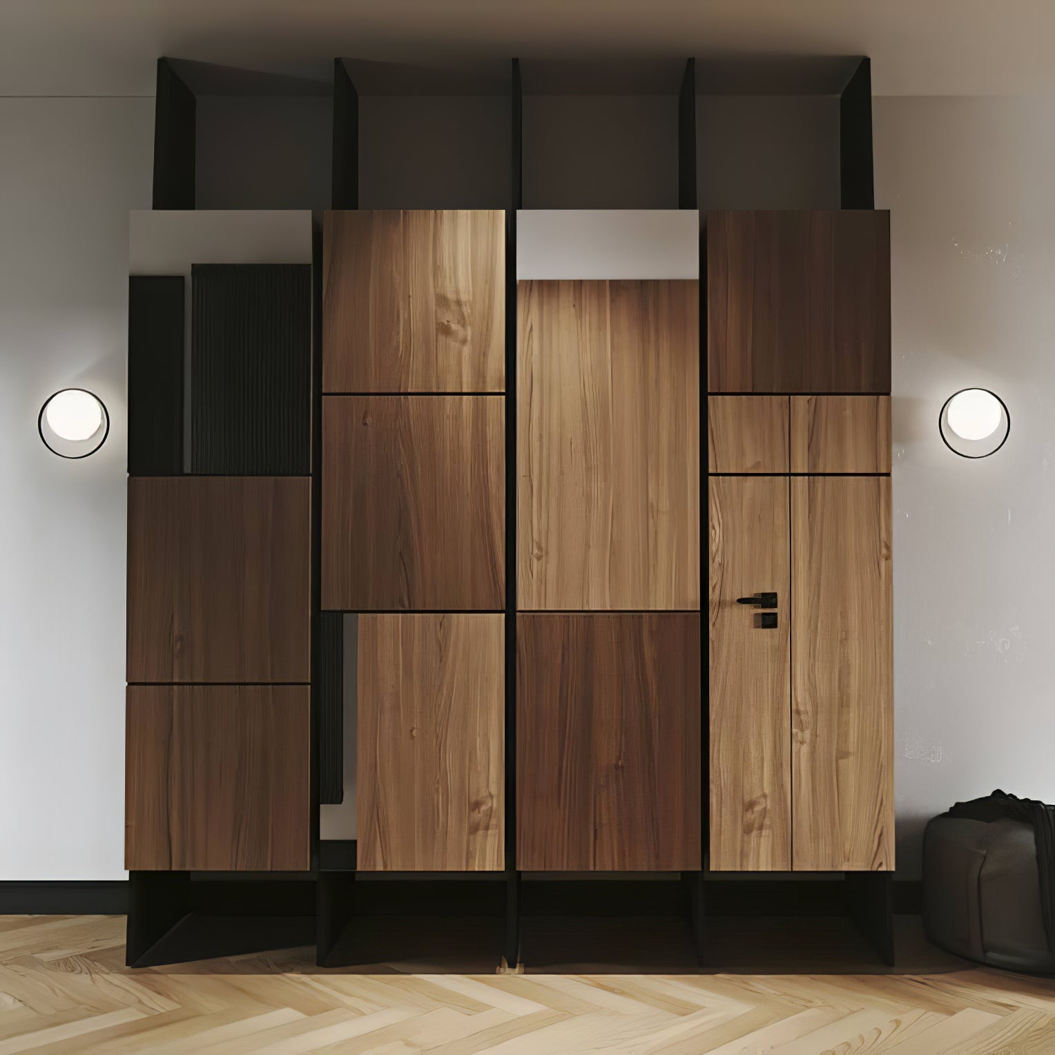 Circ 3722 Modern Wall Lamp - Sleek LED Sconce Lighting for Bedroom, Living Room & Hallway Decor