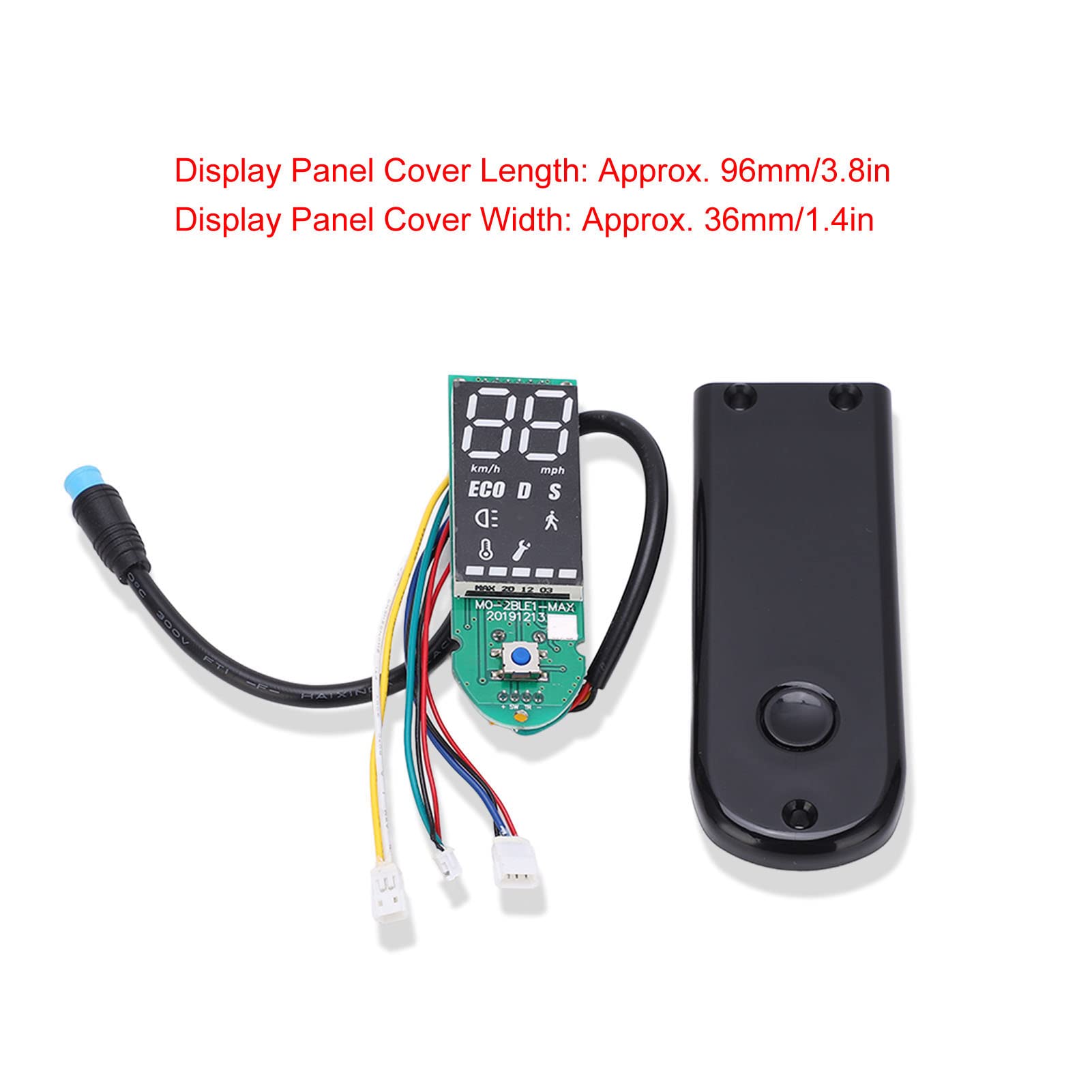 MAX G30 Electric Scooter Dashboard Protective Cover Assembly with Bluetooth Digital Display - Includes Screw & Wrench Kit | Weatherproof & Shockproof for Commuting, Outdoor Riding & Urban Travel