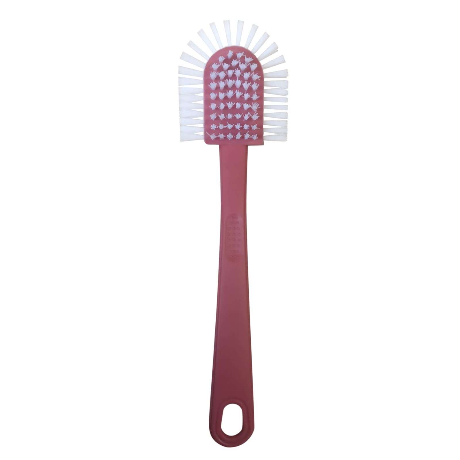 5-Sided Shoe Brush - 360° No Dead Angle Cleaning for Sneakers, Boots & Sandals | Plastic Bathroom & Household Cleaning Tool (Red, One Size) | Perfect for Shoe Care, Bathroom Scrubbing & Home Cleaning Tasks