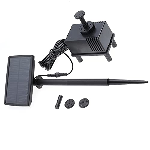 Solar Powered Submersible Water Pump for Garden, Pool, Pond, and Patio Decoration - 5M Cord - Ideal for Outdoor Water Features, Bird Baths, and Landscape Design