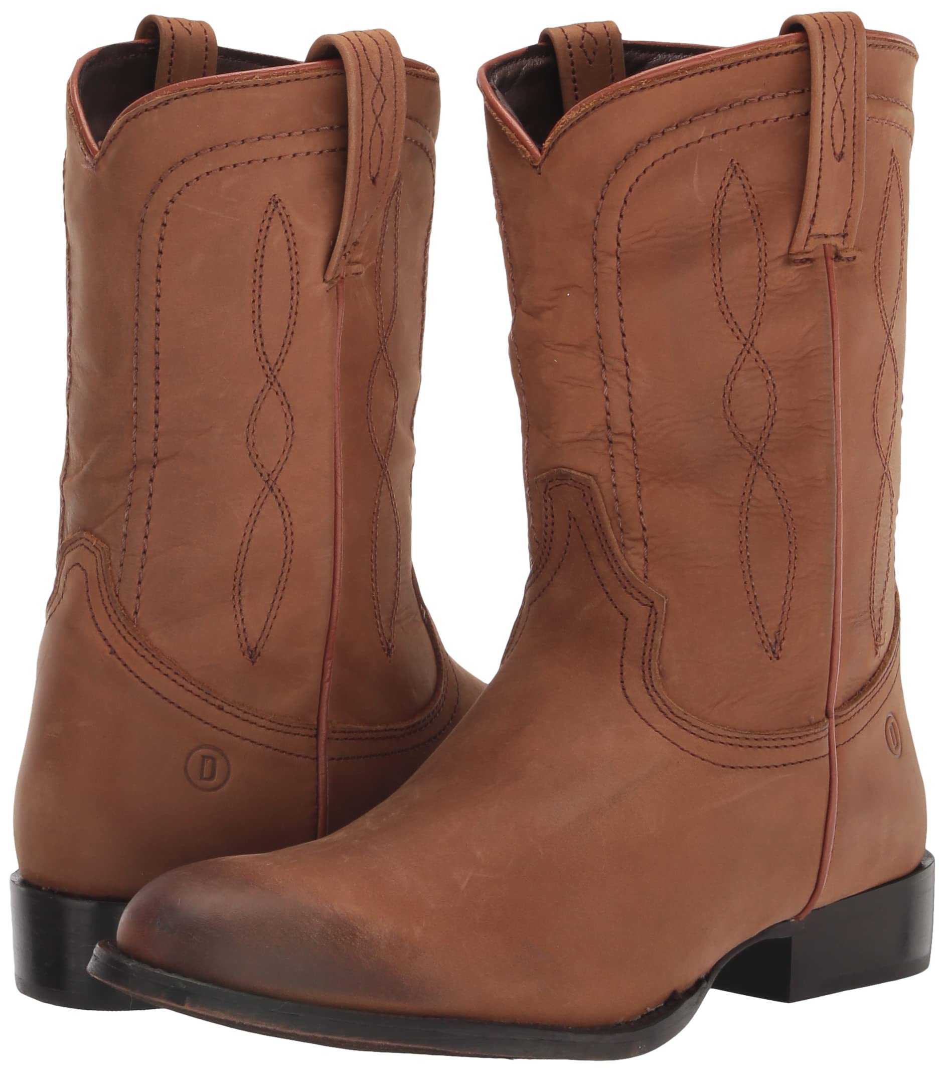 Men's Hondo Western Boots - Genuine Leather Cowboy Boots for Men - Comfortable & Durable Riding Boots - Perfect for Rodeo, Country Music Festivals & Western Fashion