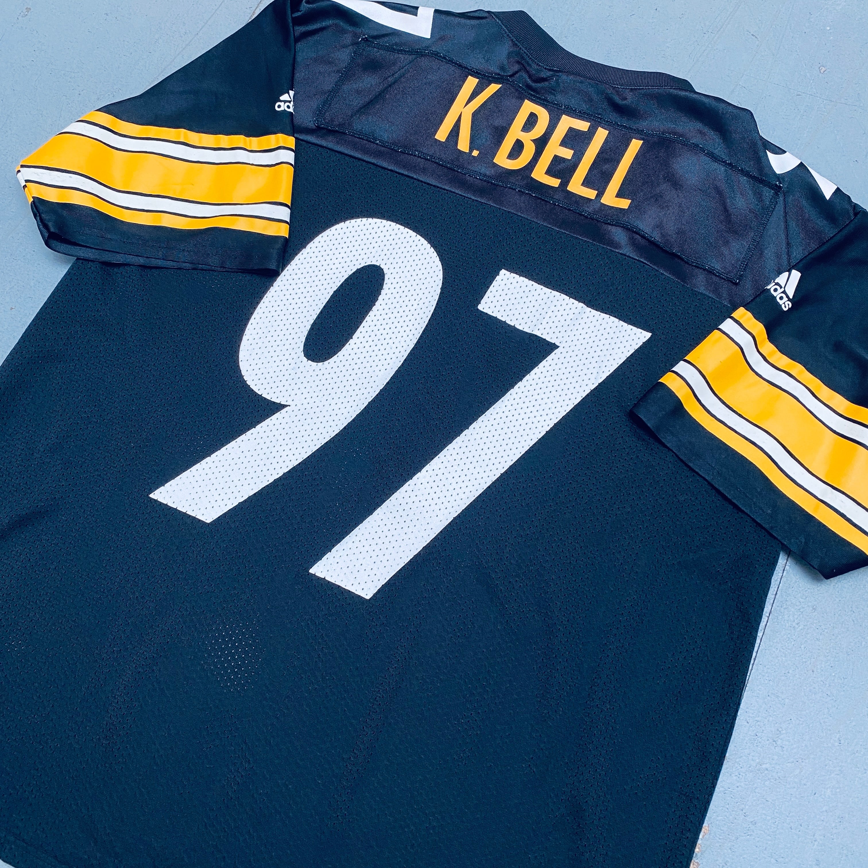 Pittsburgh Steelers Kendrell Bell 2001-02 Rookie Jersey (Large) - Authentic NFL Football Collectible for Fans & Sports Memorabilia Enthusiasts