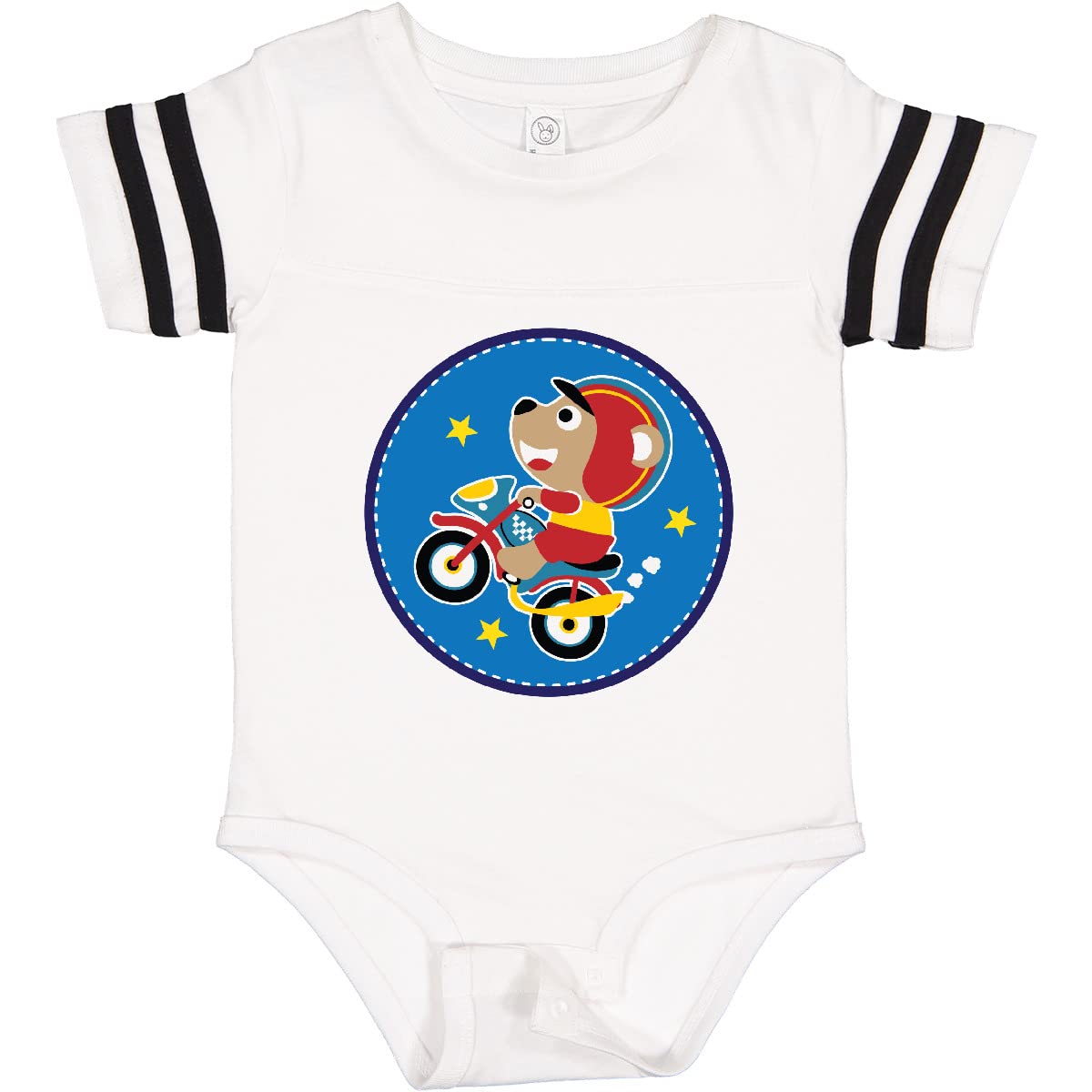 Inktastic Motorcycle Dirt Bike Racing Baby Bodysuit - Cute Infant Onesie for Bikers & Racing Fans - Perfect for Motorcycle Rides, Racing Events & Photo Shoots