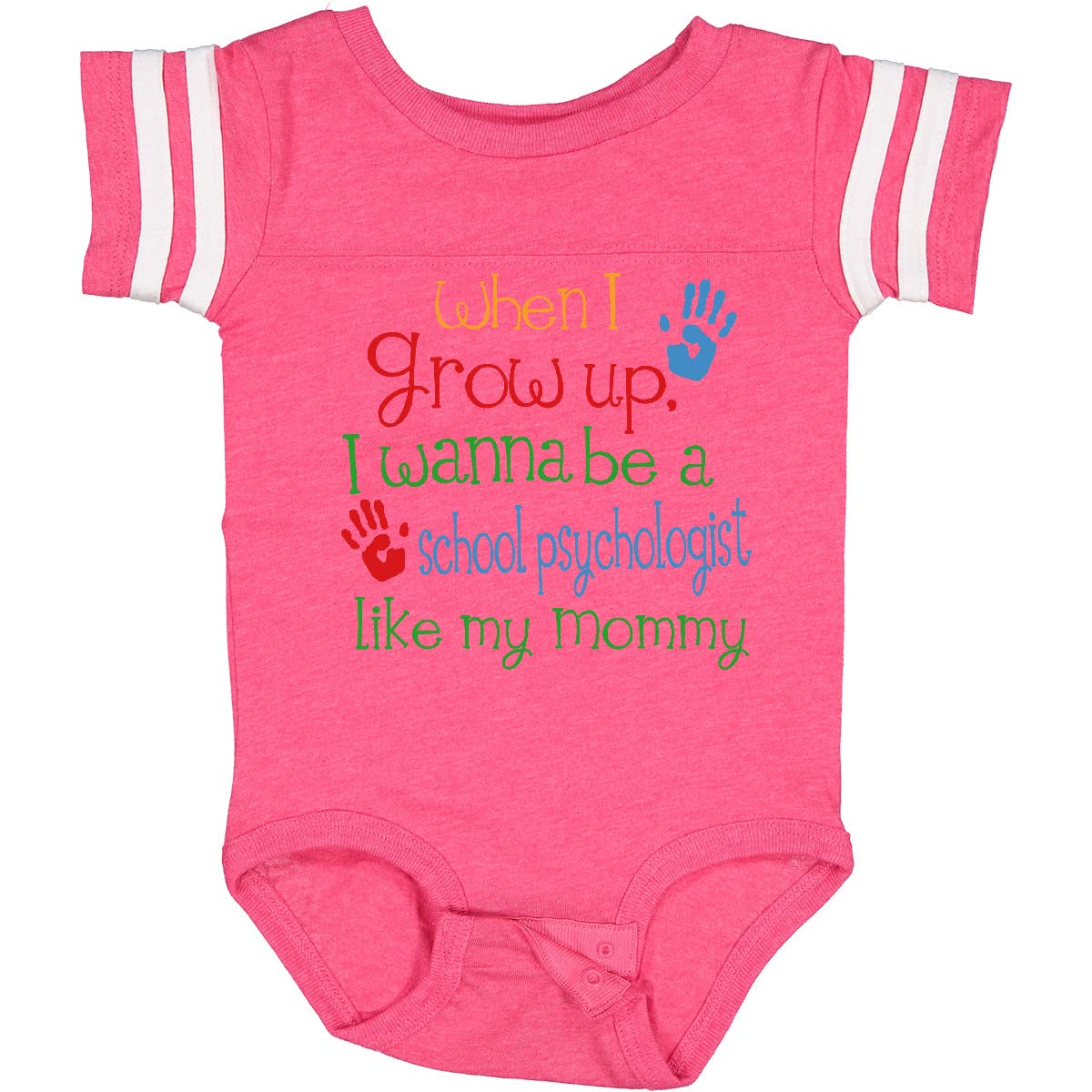 School Psychologist Like Mommy Baby Bodysuit - Cute Infant Onesie for Psychologist Moms - Perfect for Work, Play & Family Photos