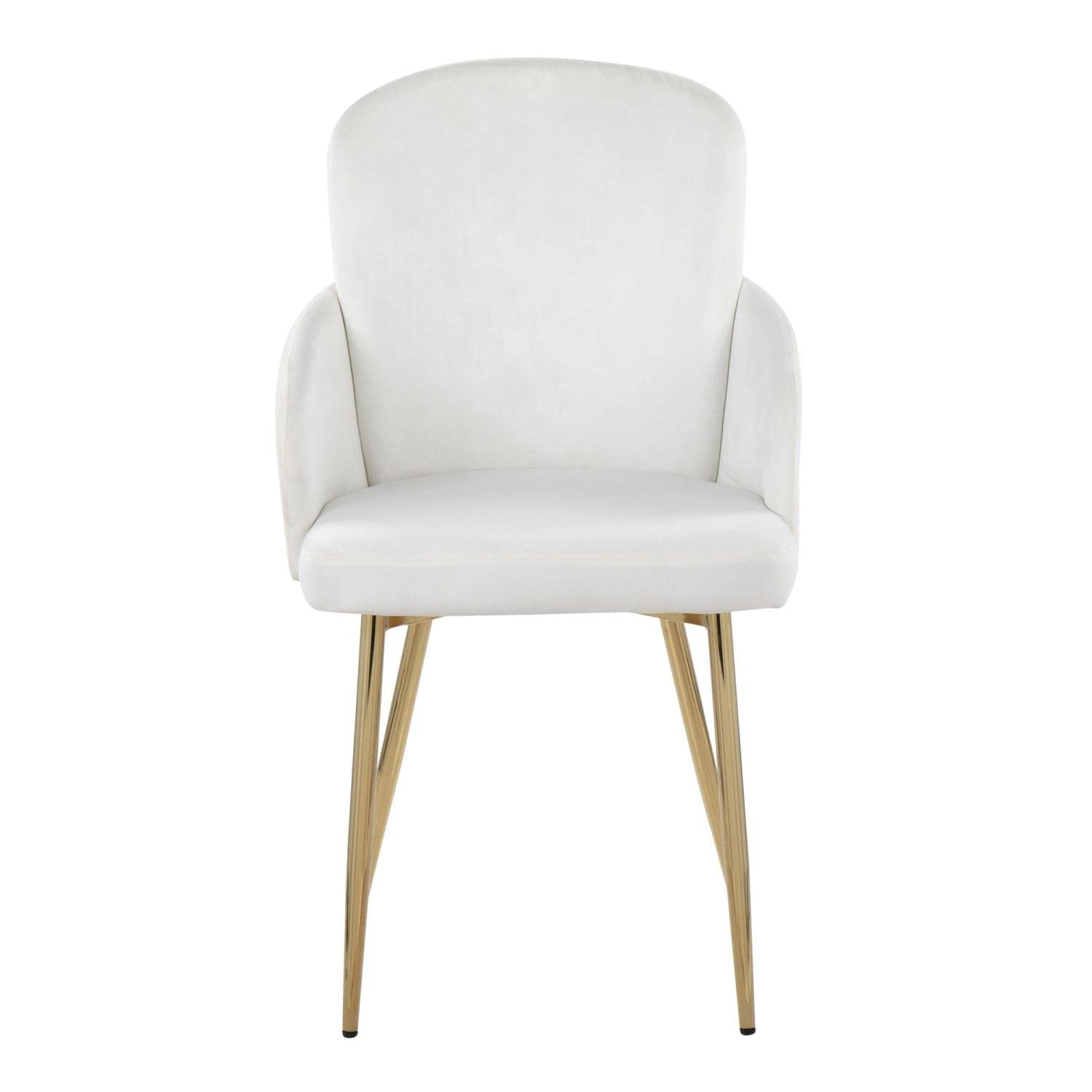 LumiSource Dahlia Upholstered Dining Chairs Set of 2 - Modern Kitchen & Dining Room Chairs for Home, Restaurant, or Office Use