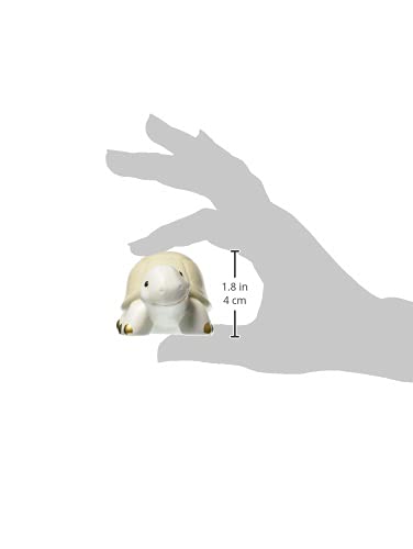 Small Ivory Ceramic Statue - Elegant Home Decor for Living Room, Office & Shelf Display