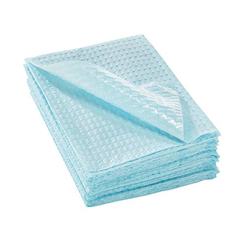 McKesson Non-Sterile Disposable Blue Waffle Embossed 2-Ply Procedure Towels 13
